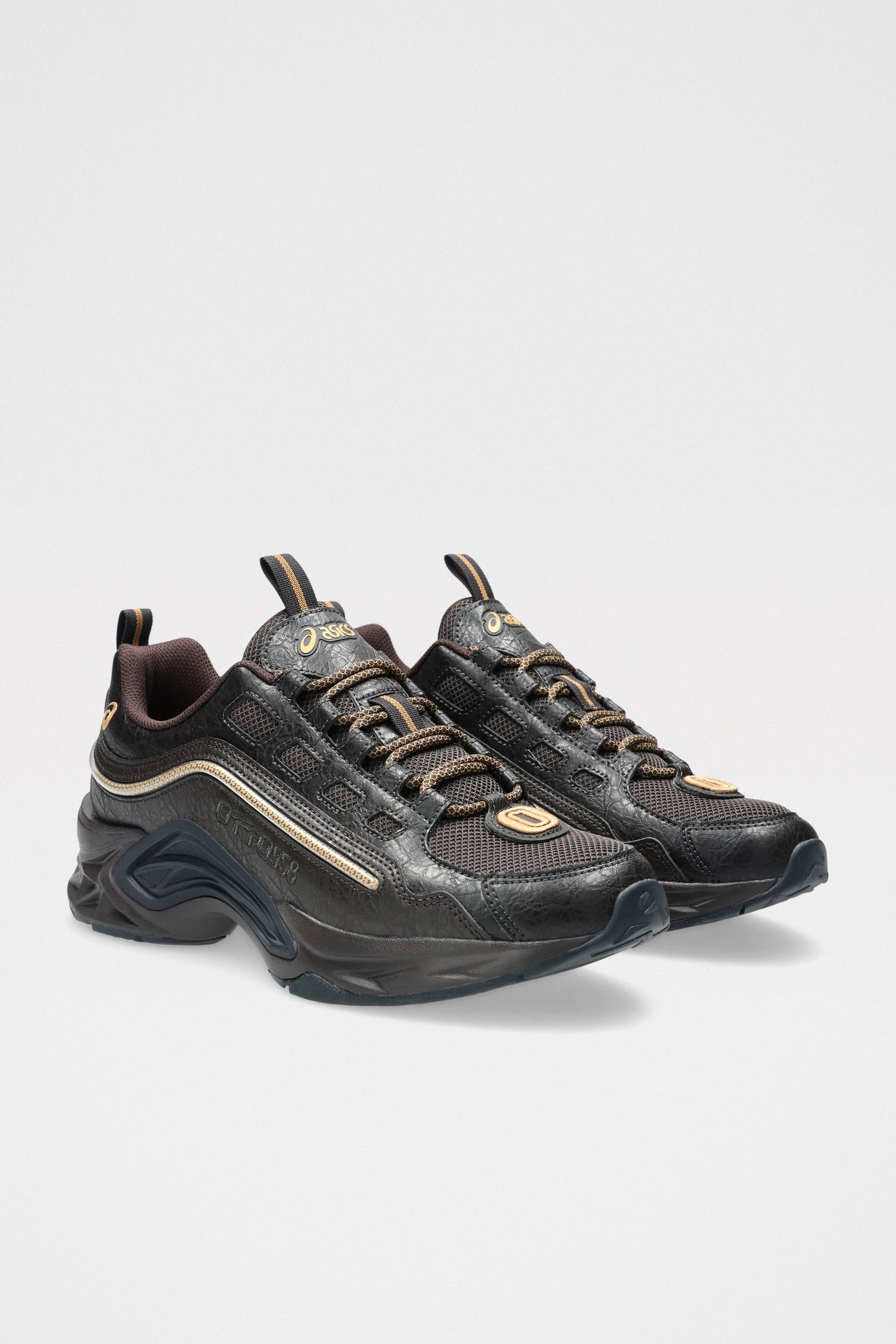 Asics x Otto 958 Protoblast-CMLVIII Dark Brown / Pure Gold