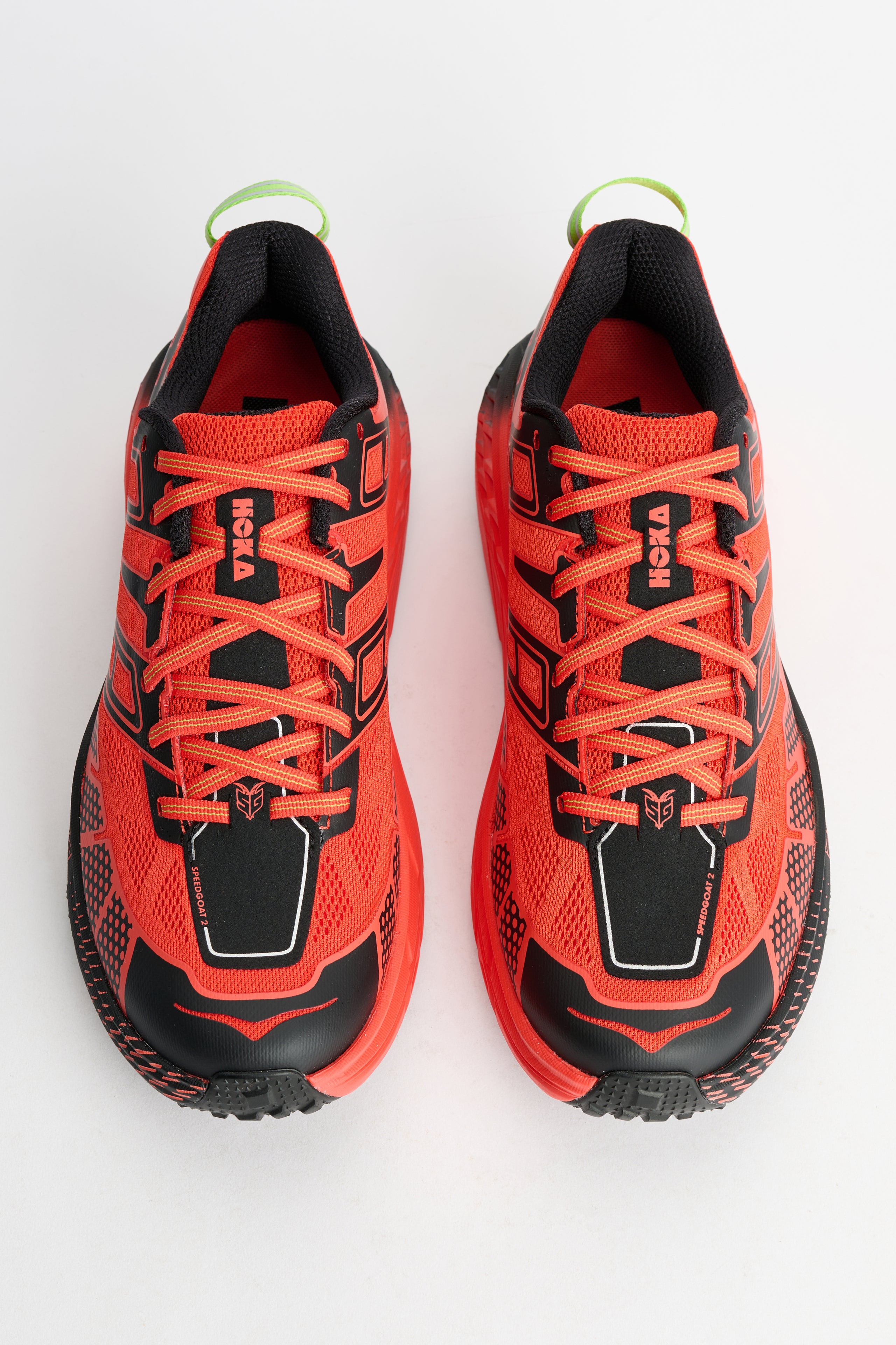 HOKA U Speedgoat 2 Tomato / Electric Green