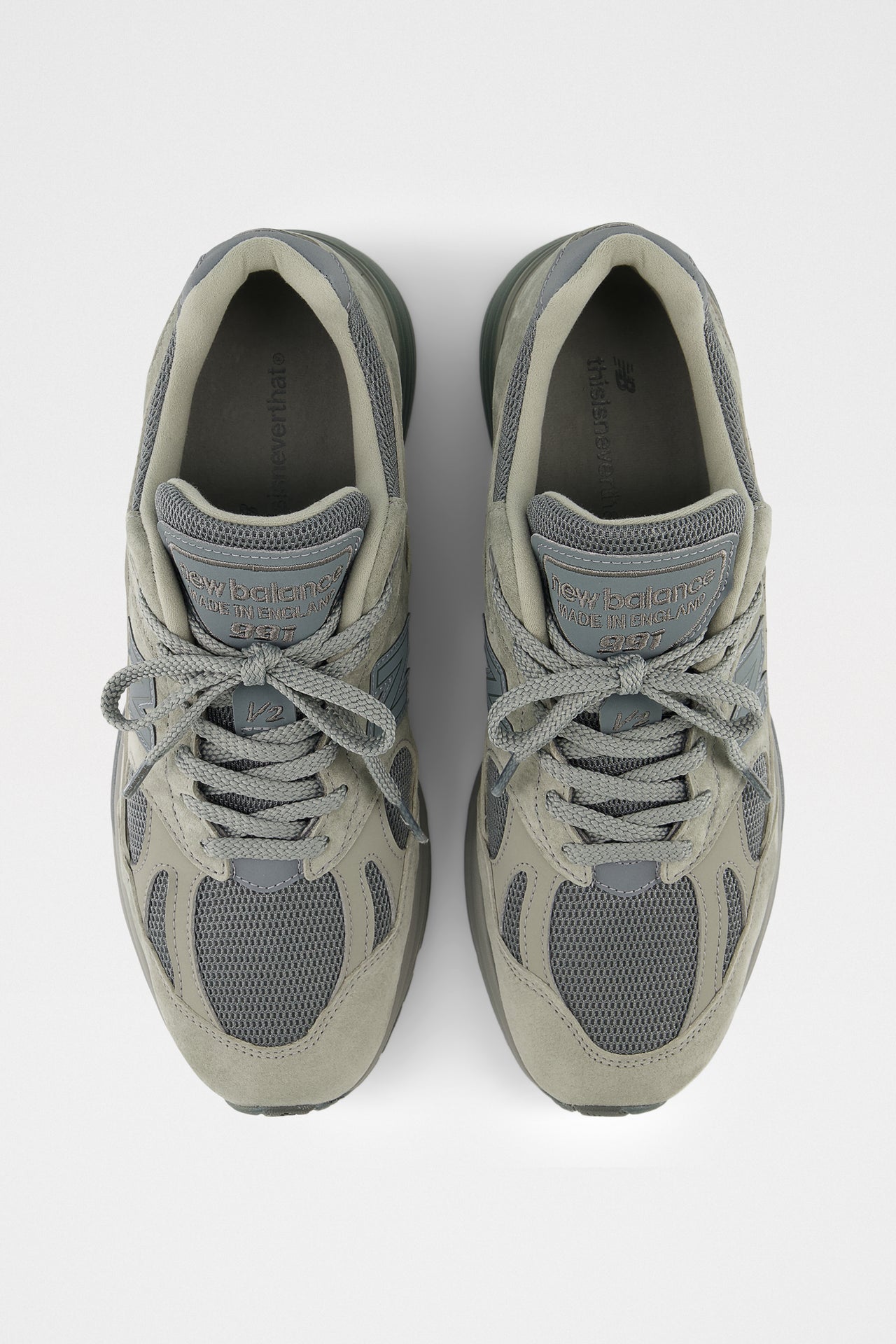 New Balance Made in UK x thisisneverthat 991v2 Grey
