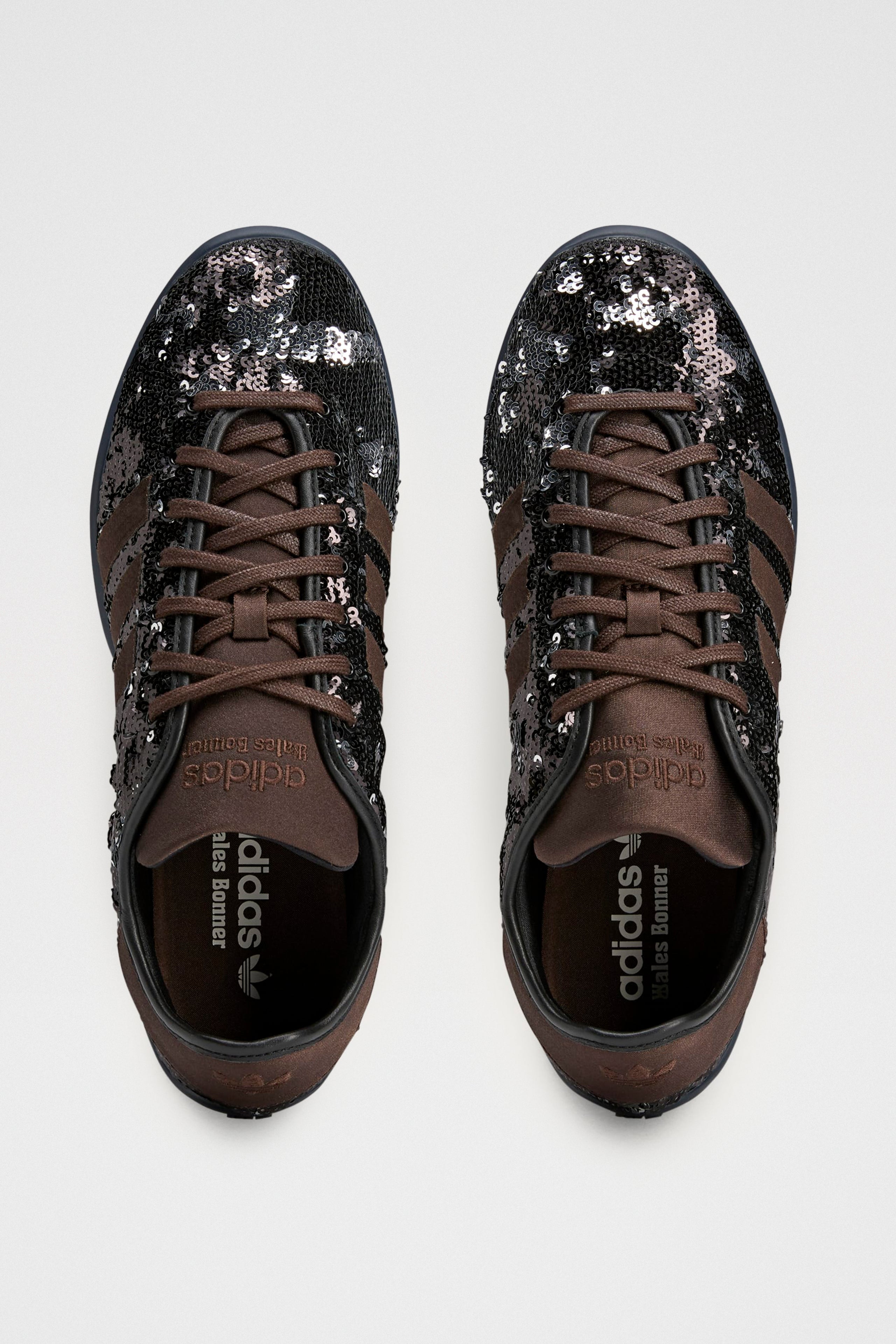 adidas by Wales Bonner Karintha Lo Sequin Core Black / Silver Metallic
