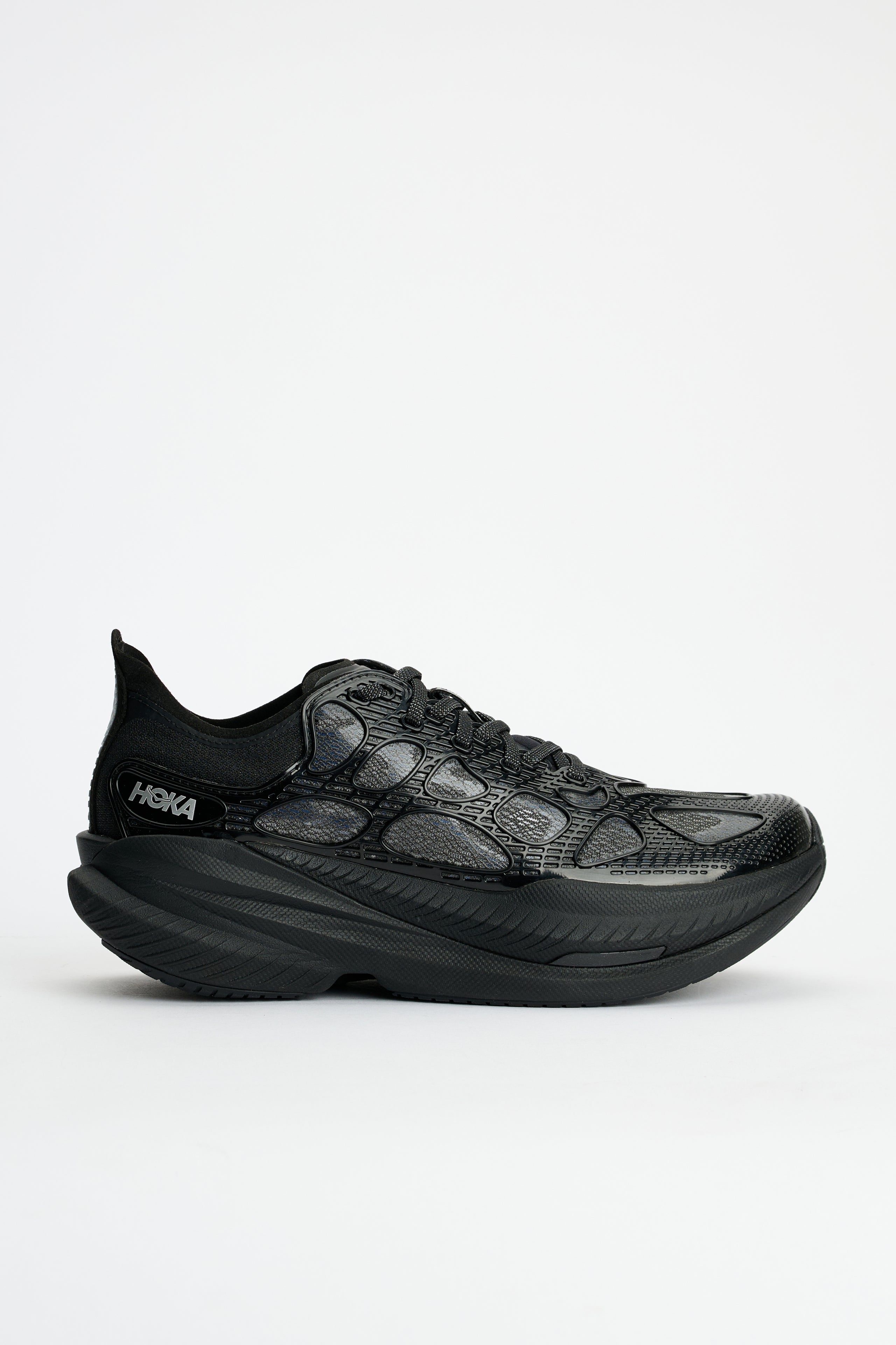 HOKA U Mach x Caged Black / Midnight Blue