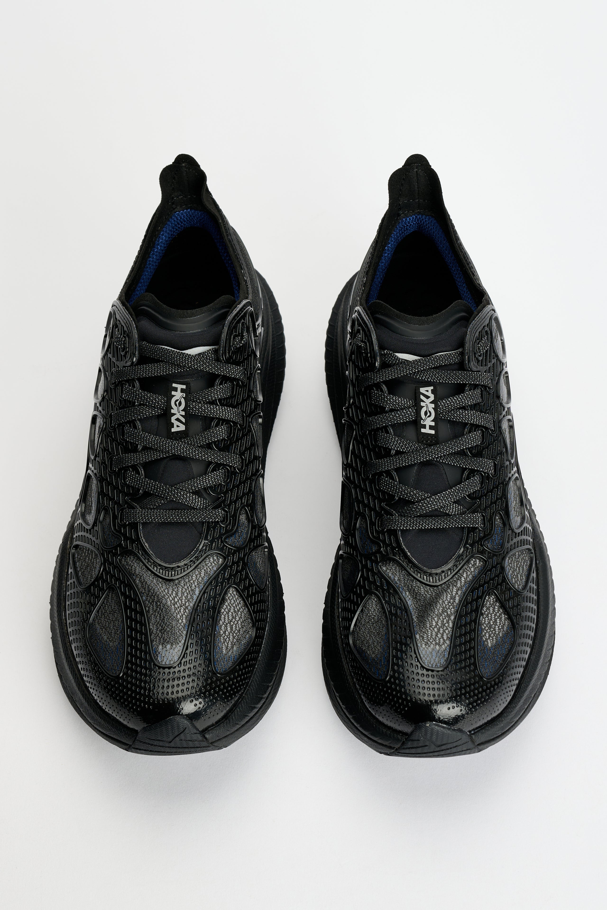 HOKA U Mach x Caged Black / Midnight Blue