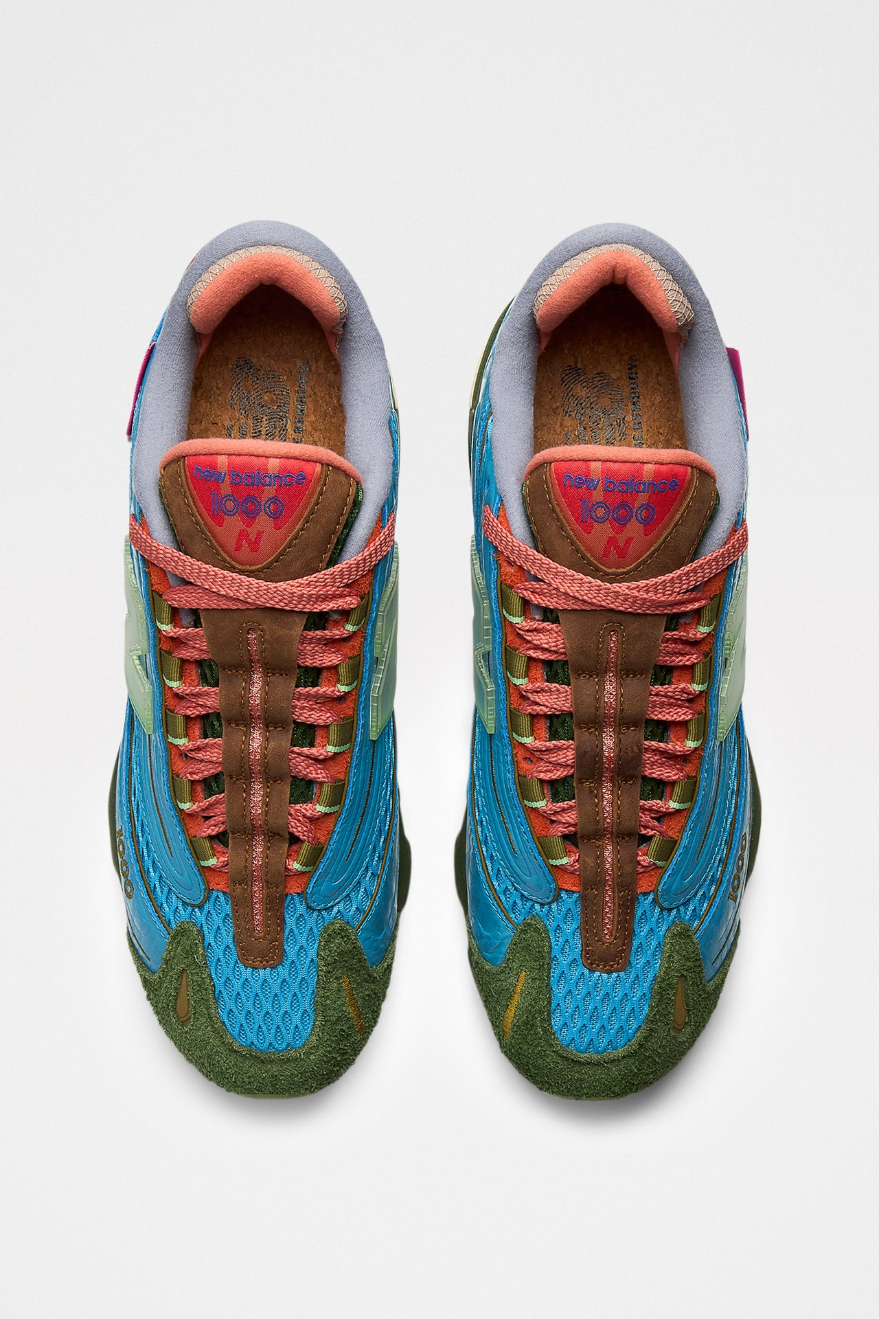 New Balance x Salehe Bembury 1000 Blue / Douglas Fir