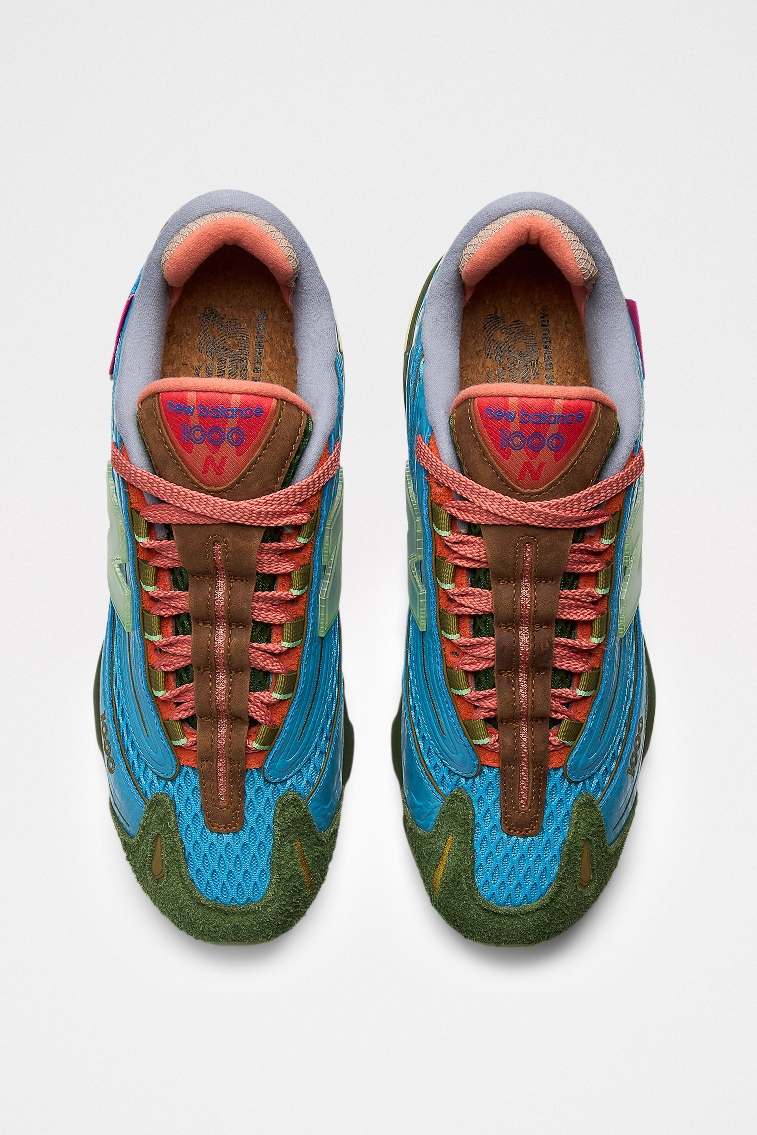 New Balance x Salehe Bembury 1000 Blue / Douglas Fir