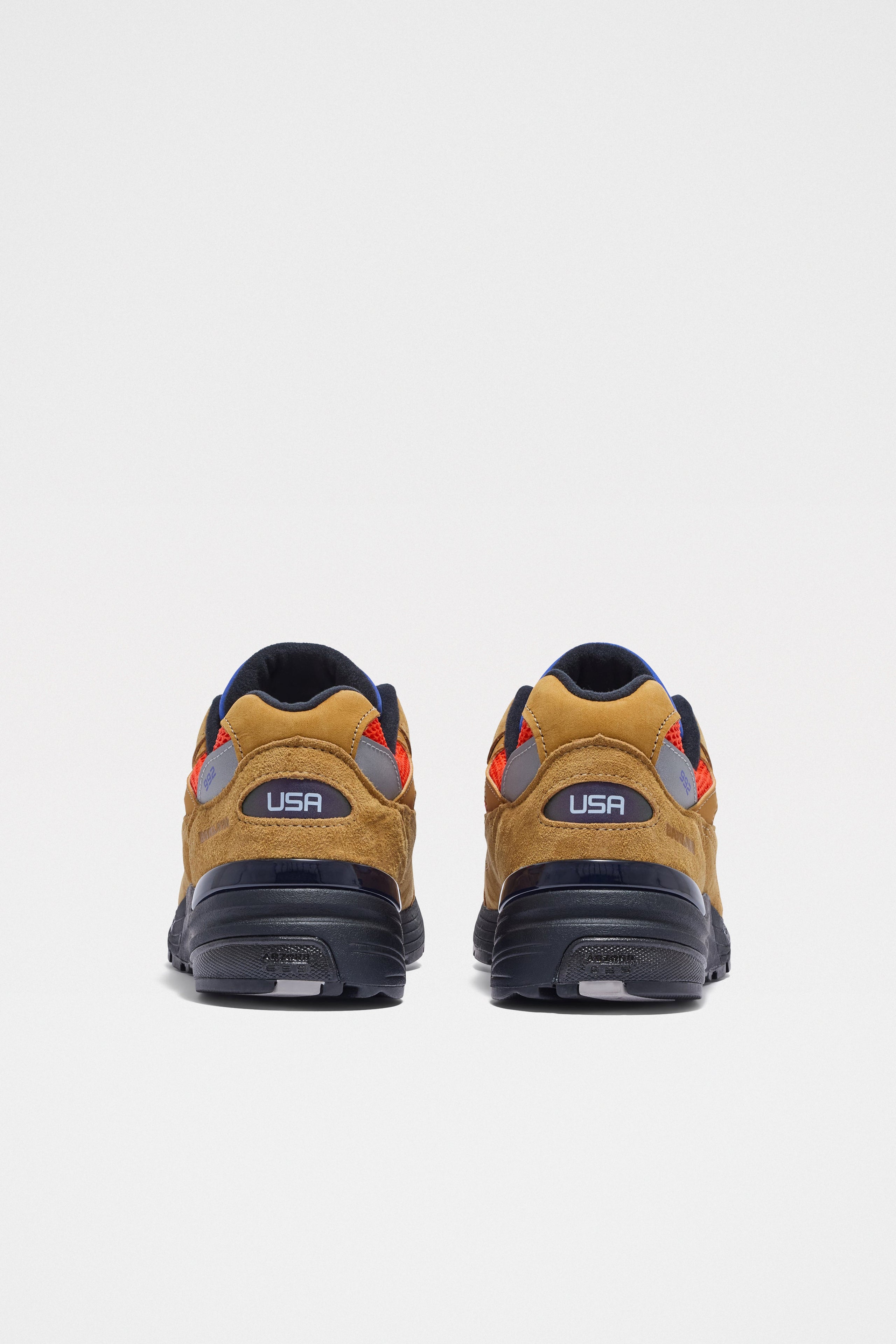 New Balance x Action Bronson 992 Golden Brown / Flame