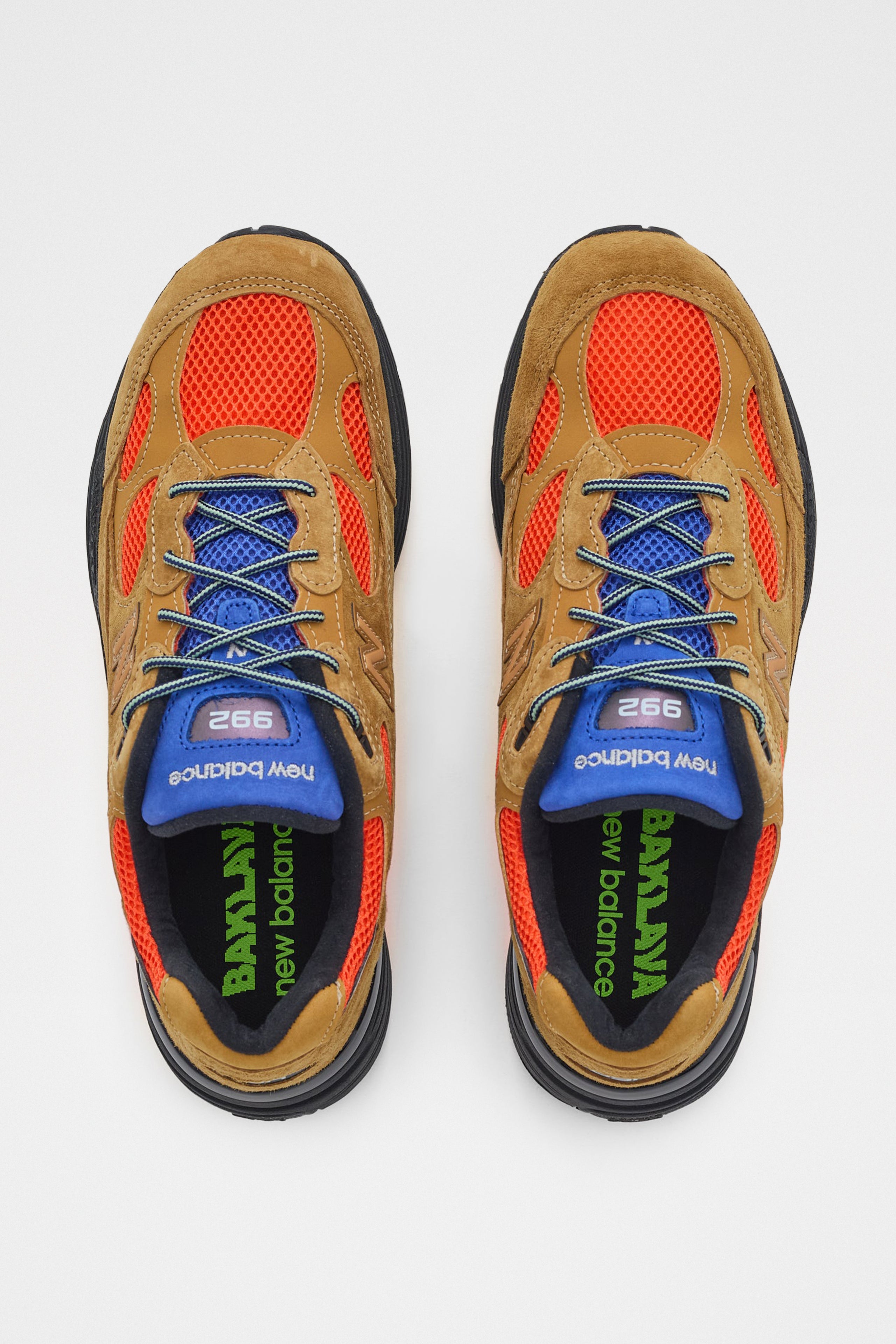 New Balance x Action Bronson 992 Golden Brown / Flame