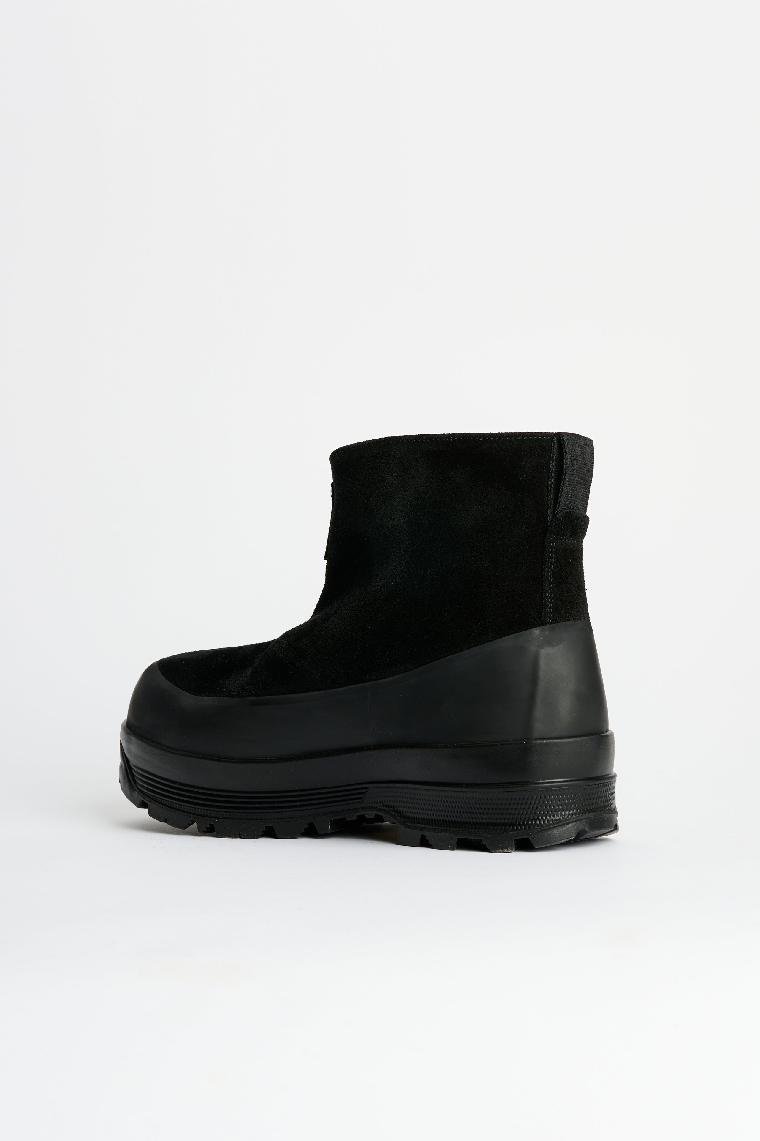 Stone Island Suede Ankle Shoes Black