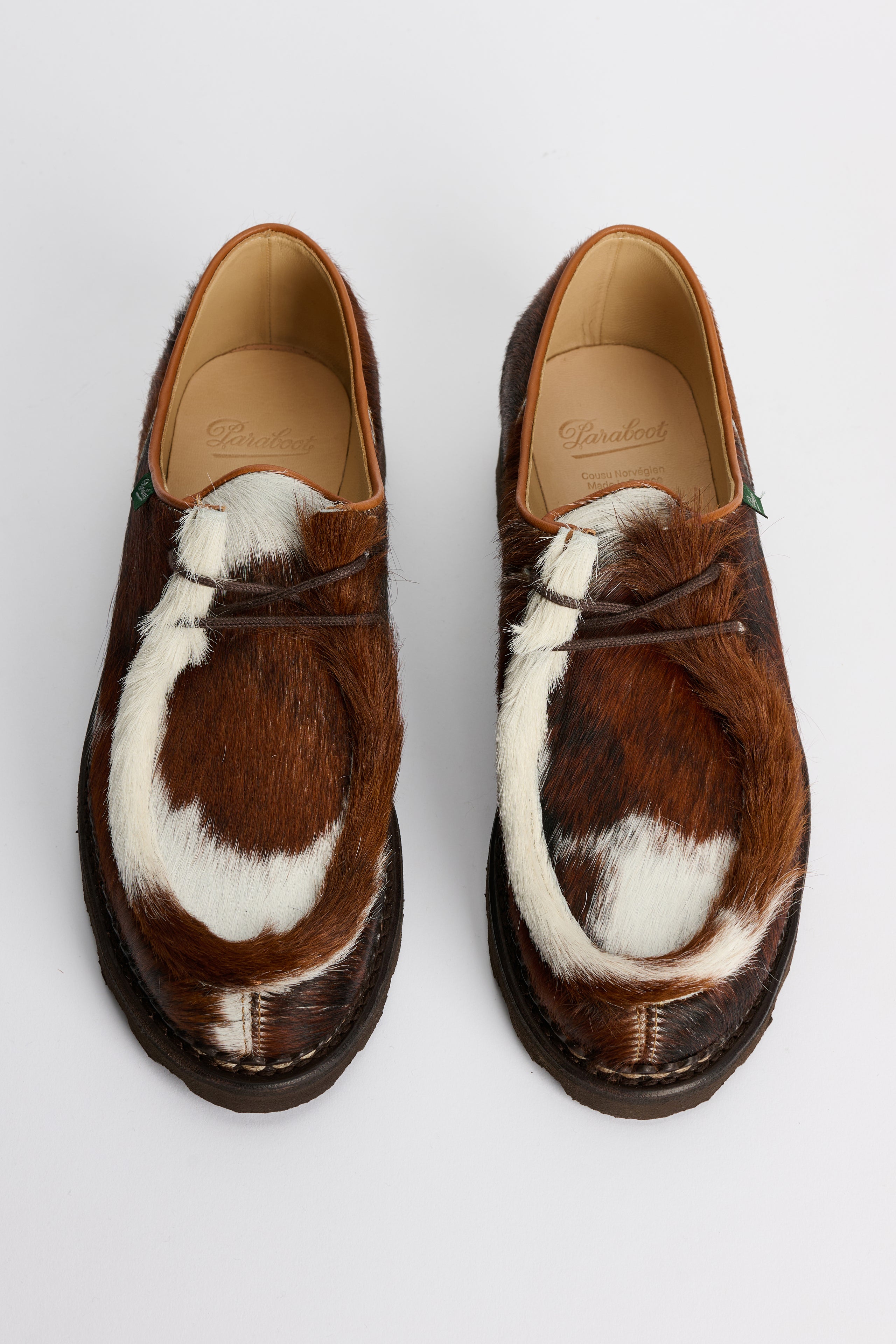 Paraboot Michael Cow Marron / Blanc