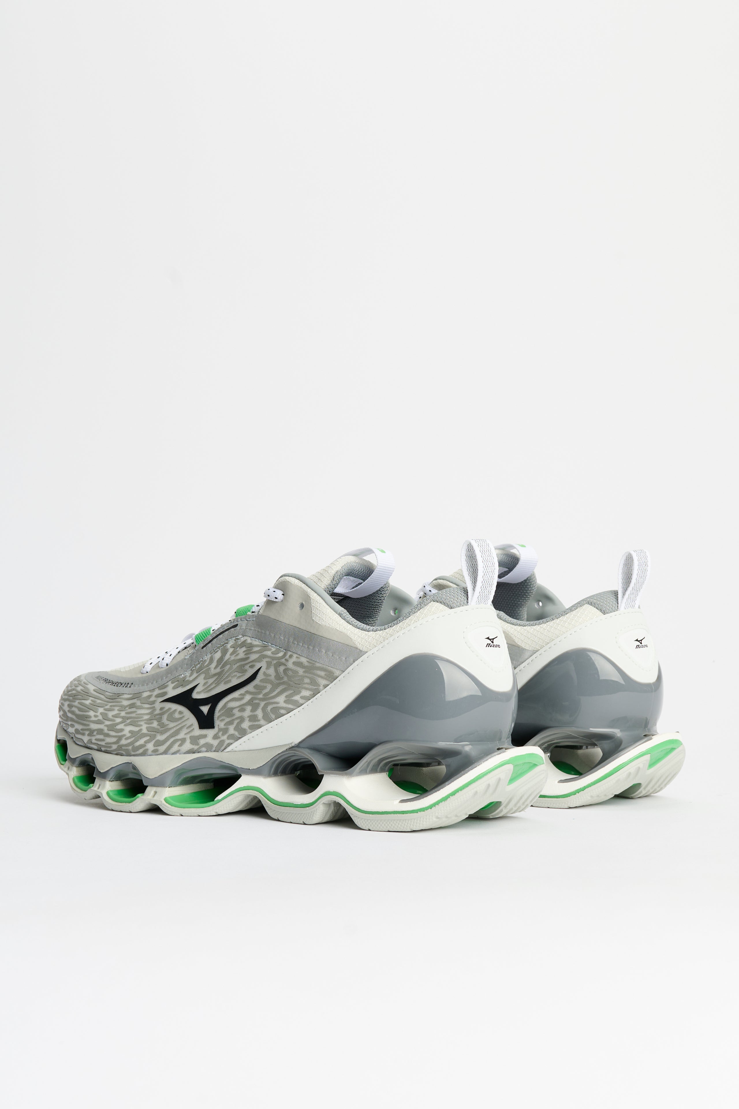 Mizuno Wave Prophecy 13.2 Harbor Mist / Black / Vibrant Green