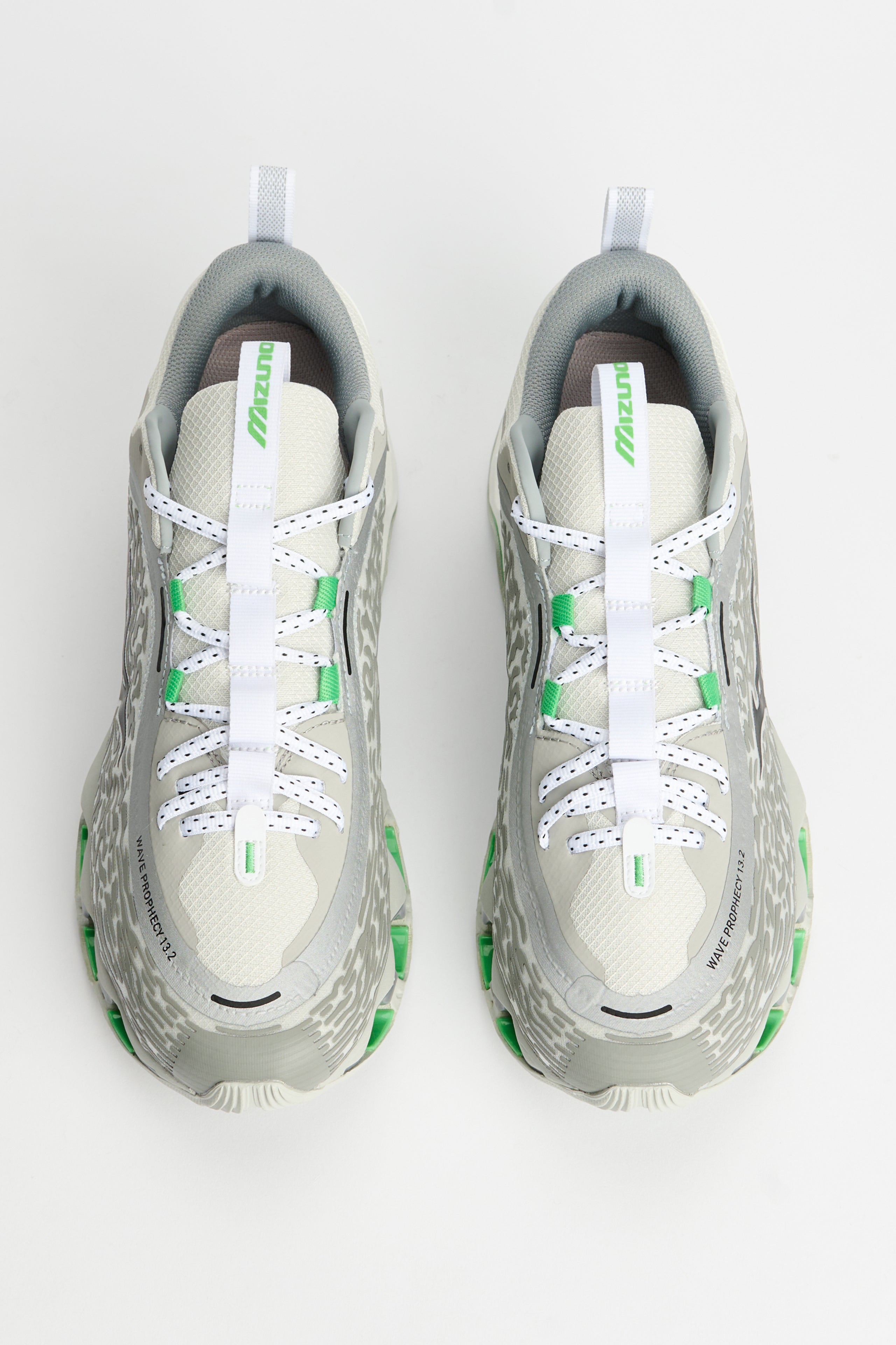 Mizuno Wave Prophecy 13.2 Harbor Mist / Black / Vibrant Green