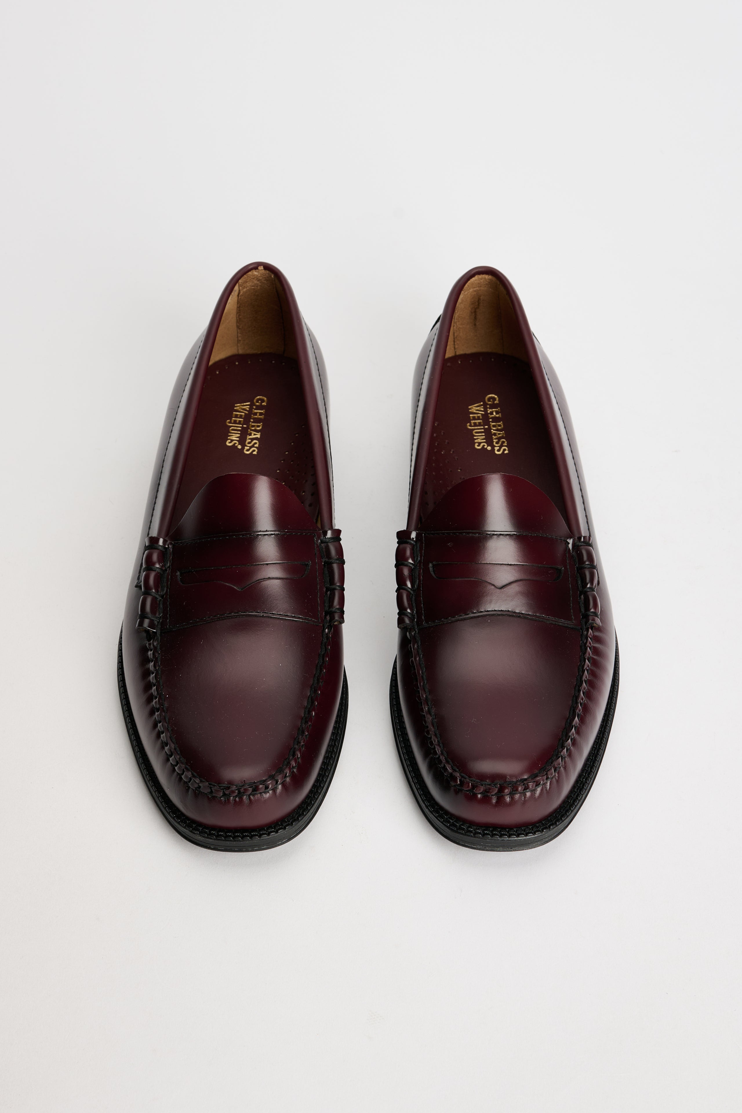 G.H. Bass Weejuns II Larson Moc Penny Wine Leather
