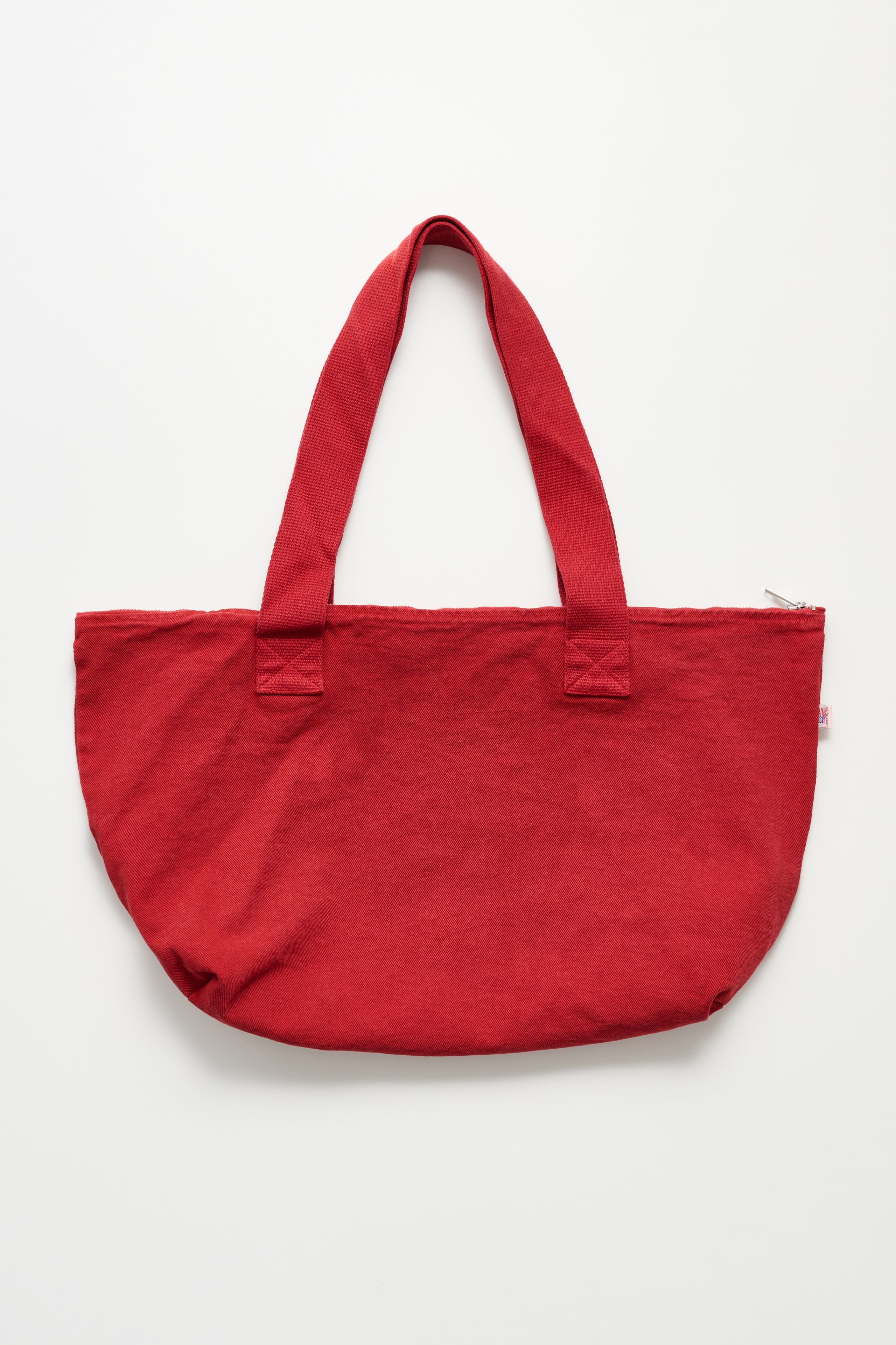 Friend Editions Monogram Carry All Tote Red