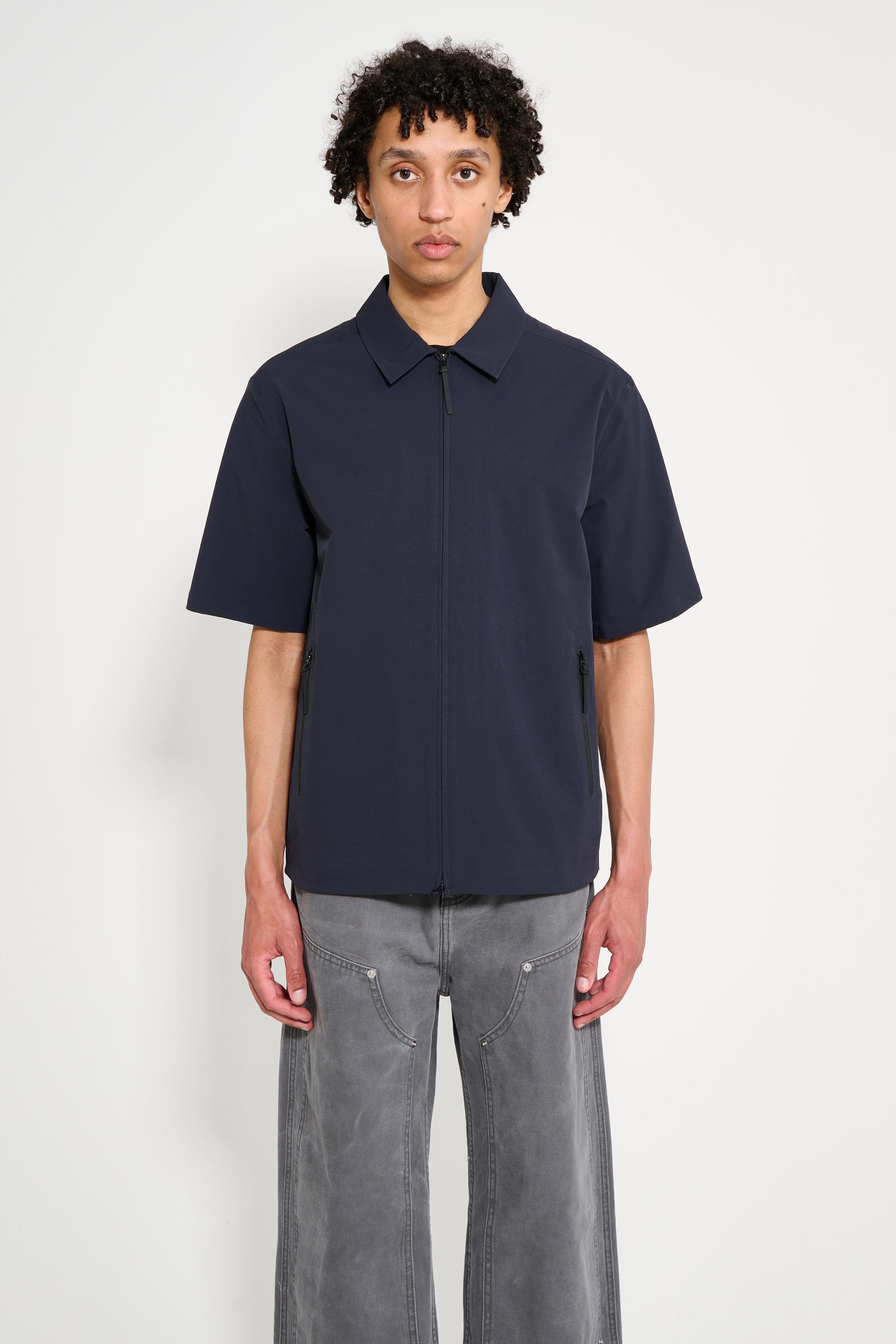 Hiking Patrol Technical Short Sleeve Shirt Dark Navy