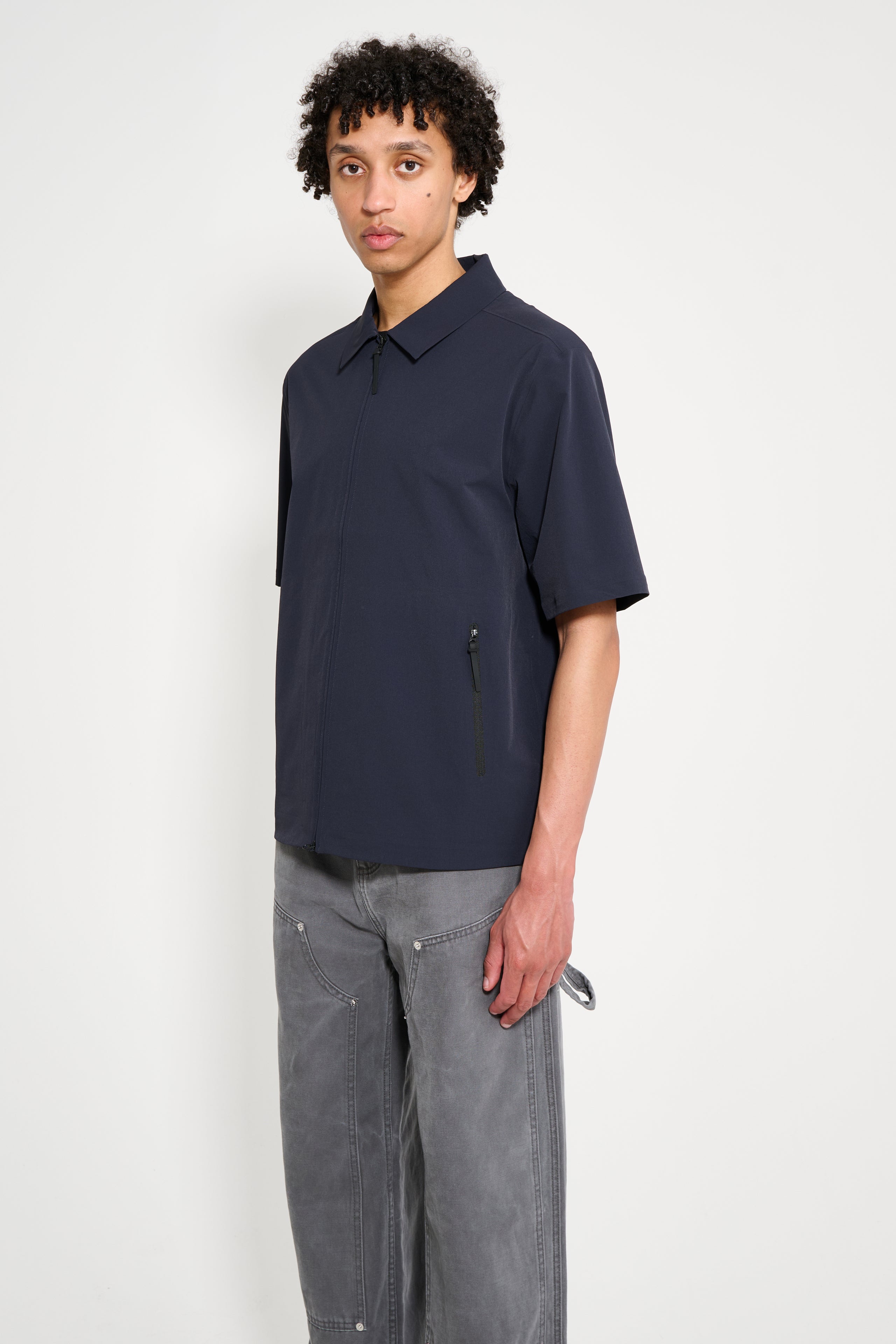 Hiking Patrol Technical Short Sleeve Shirt Dark Navy