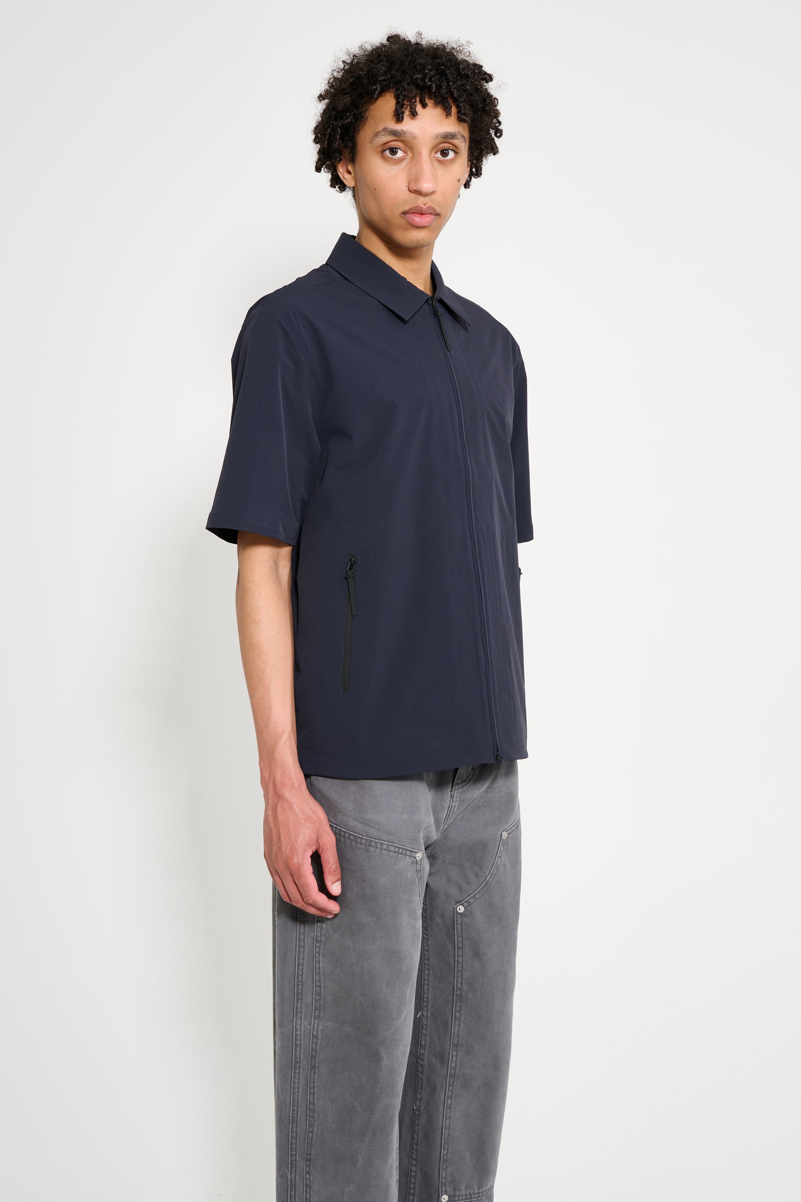 Hiking Patrol Technical Short Sleeve Shirt Dark Navy