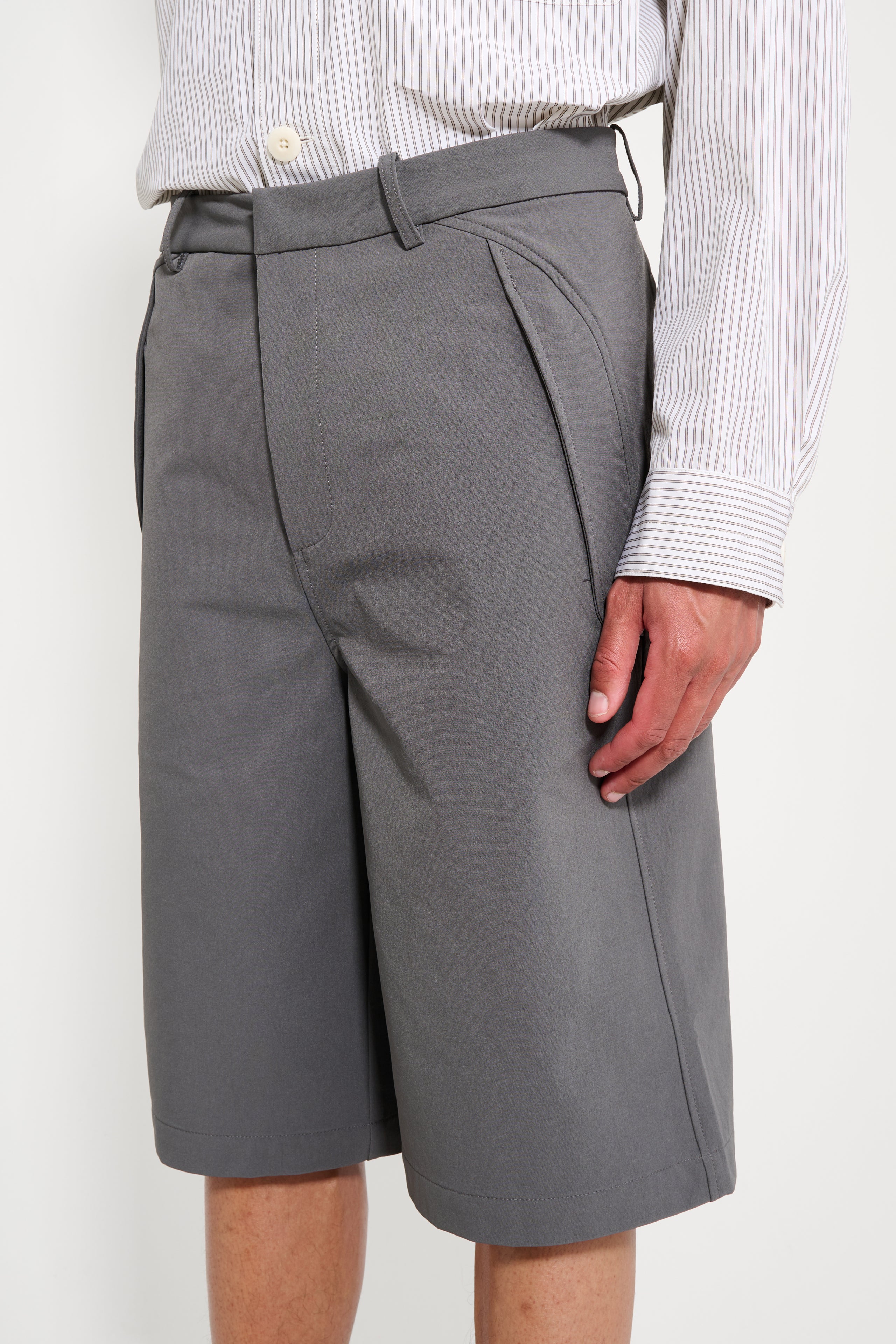 Hiking Patrol Light Soft Shell Shorts Dark Grey