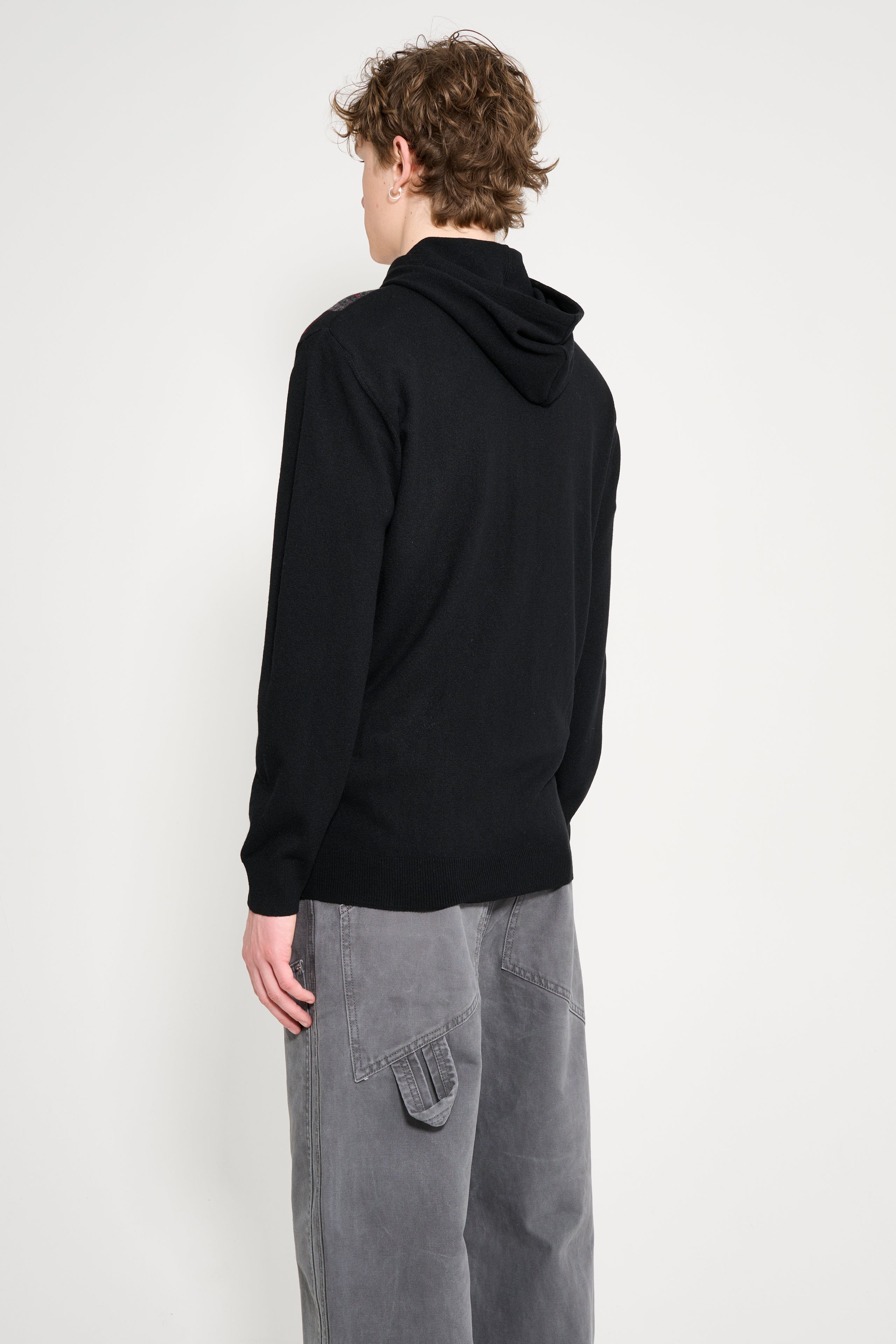 Hodakova Zip Hoodie Black / Grey