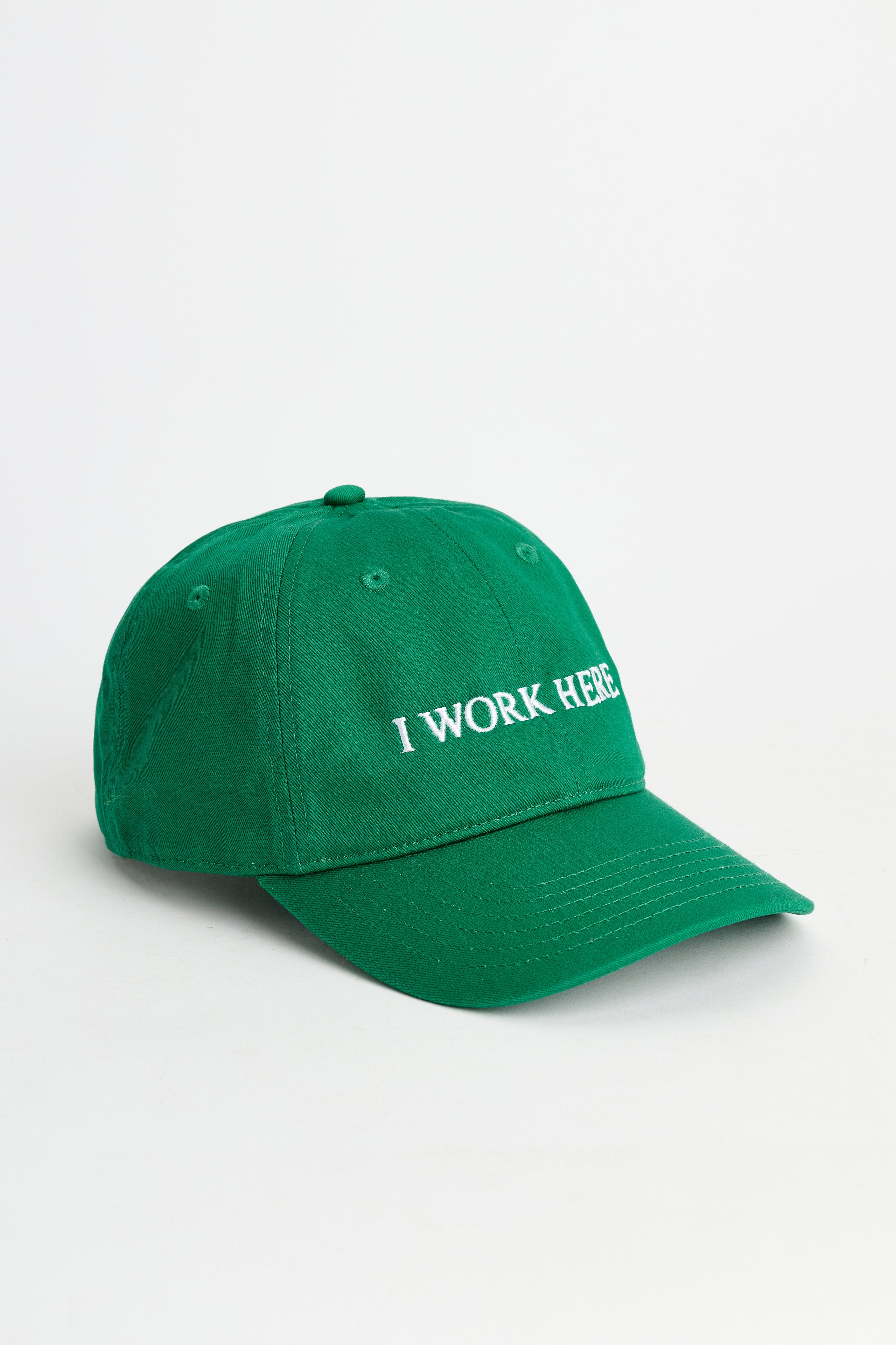 IDEA I Work Here Sometimes Hat Green