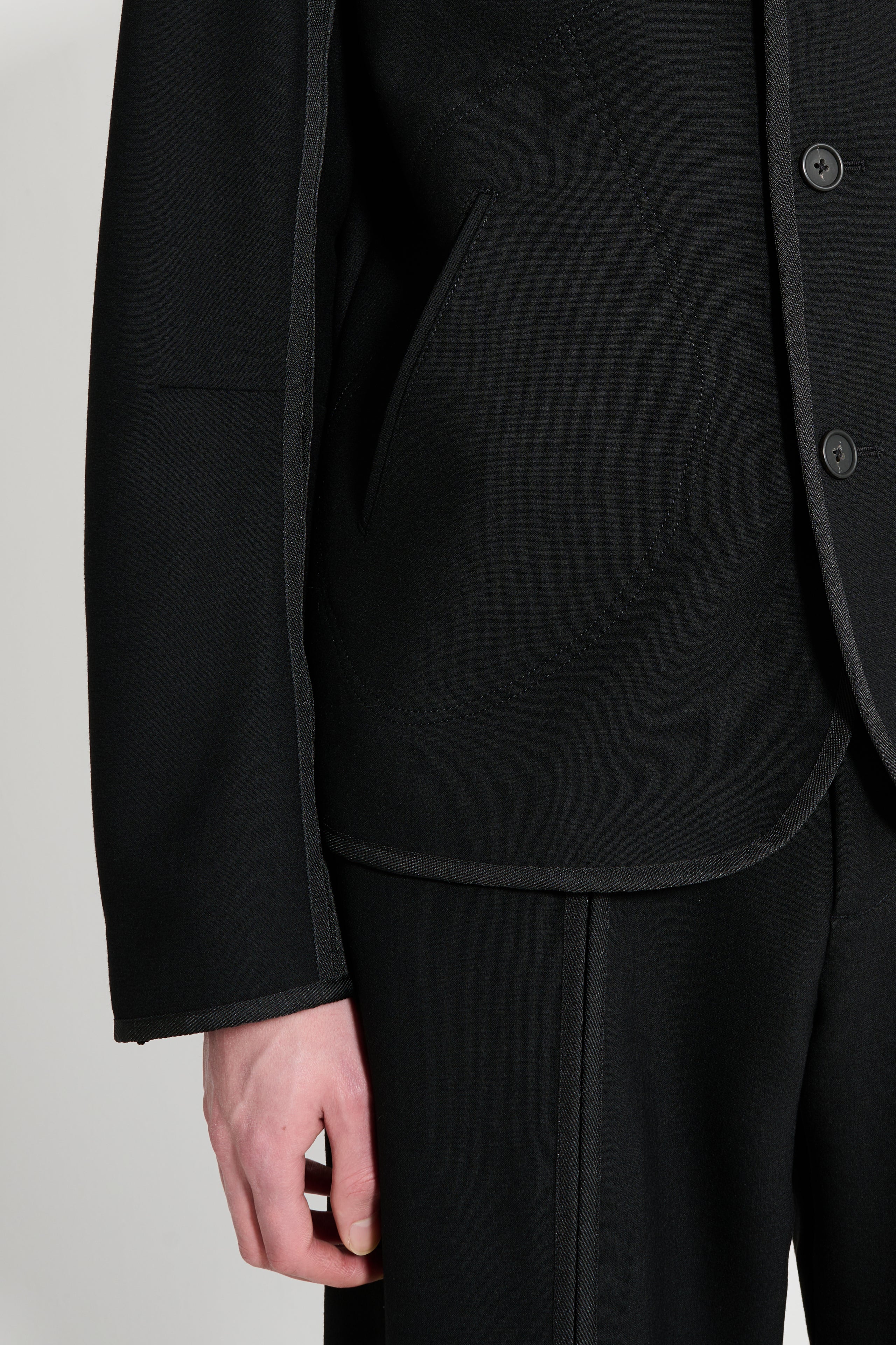 _J.L-A.L_ Drift Jacket Shungite Black