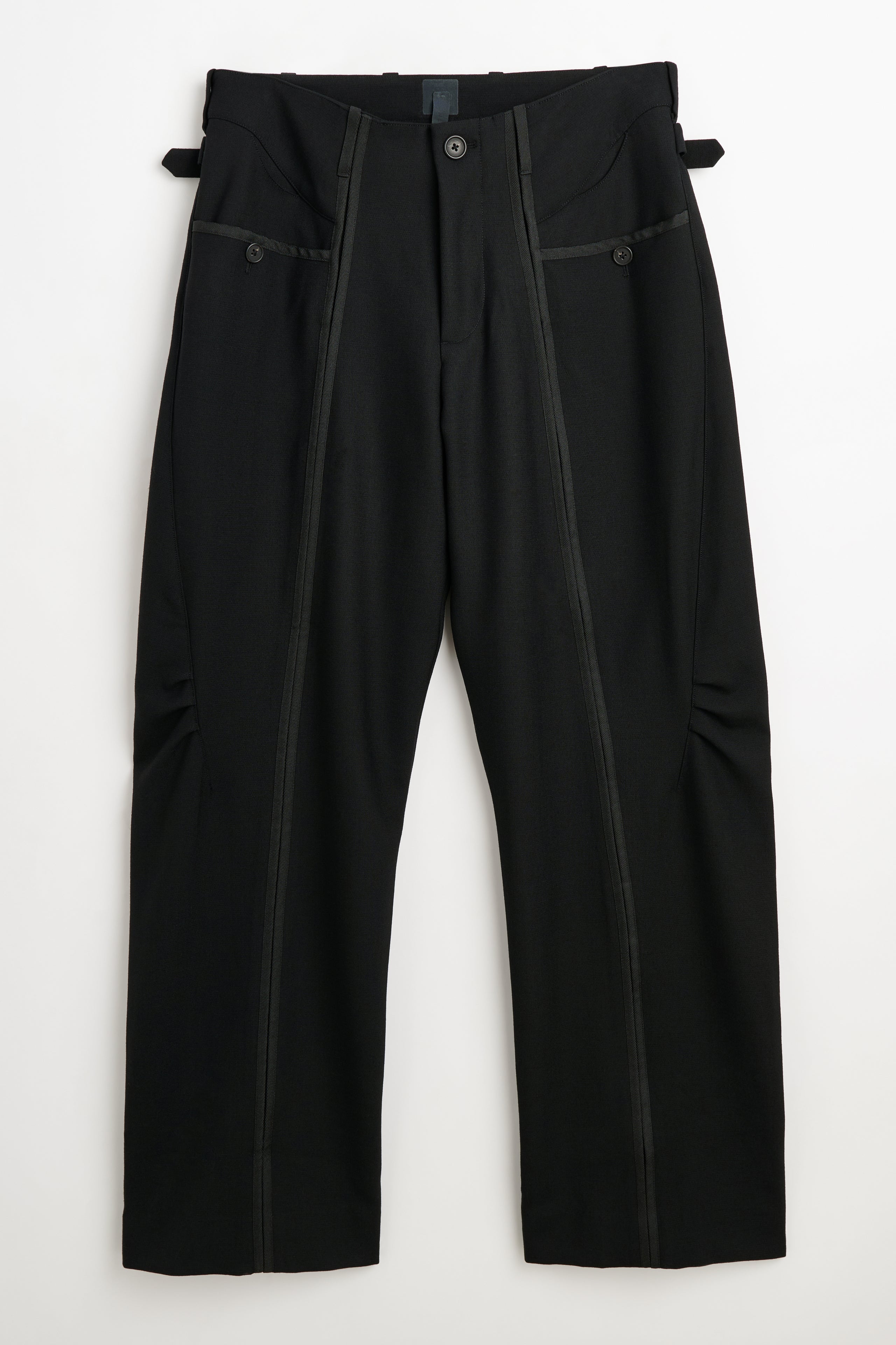 _J.L-A.L_ Drift Trousers Shungite Black