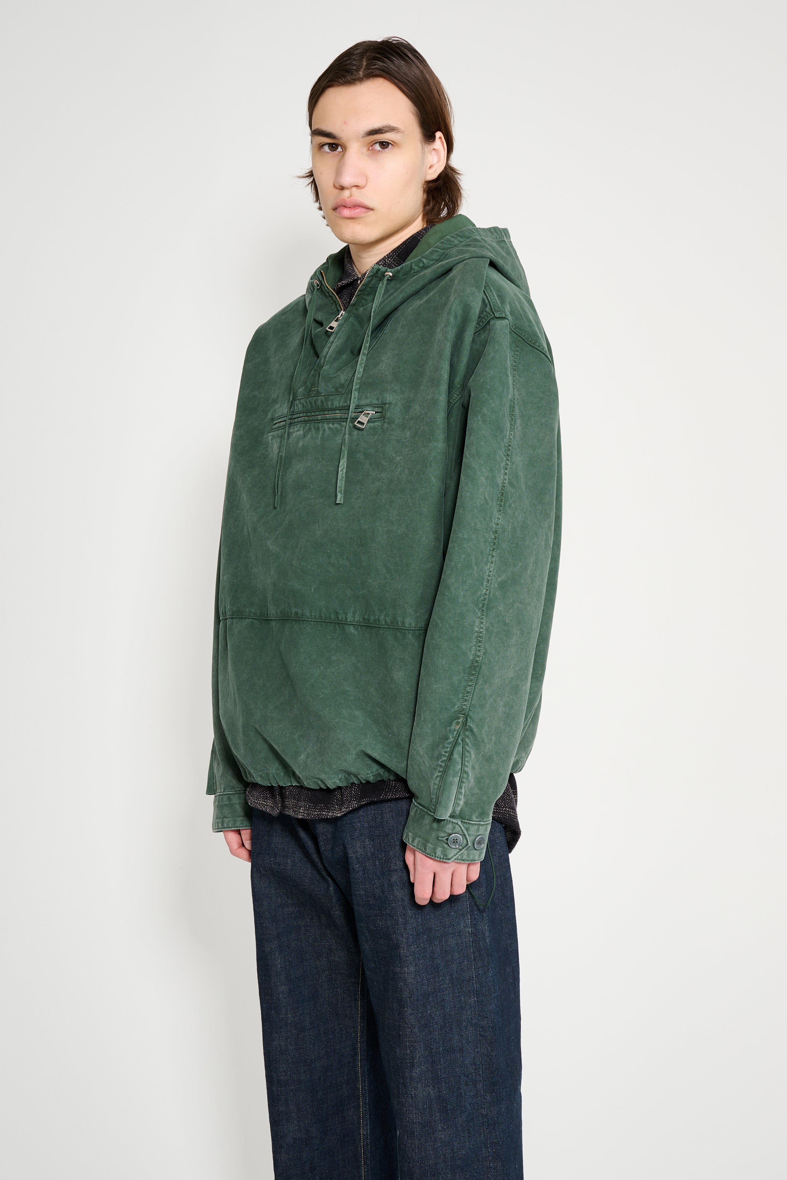 JW Anderson Garment Dye Anorak Pine
