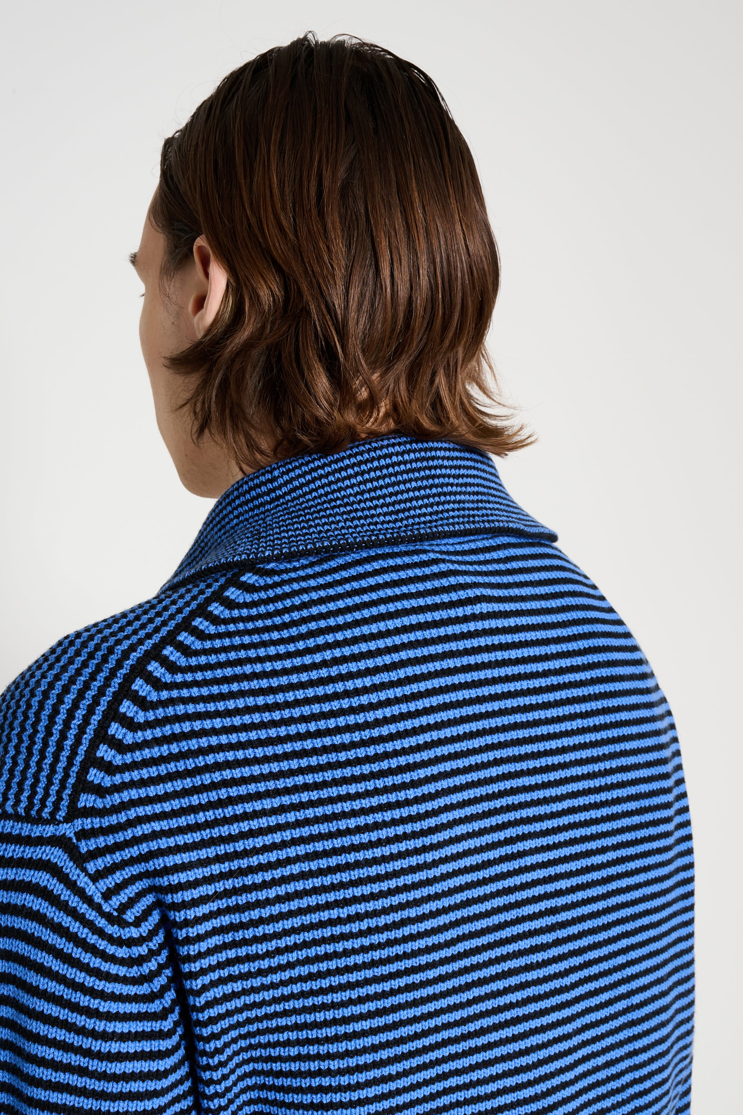 JW Anderson Half Zip Jumper Blue / Black