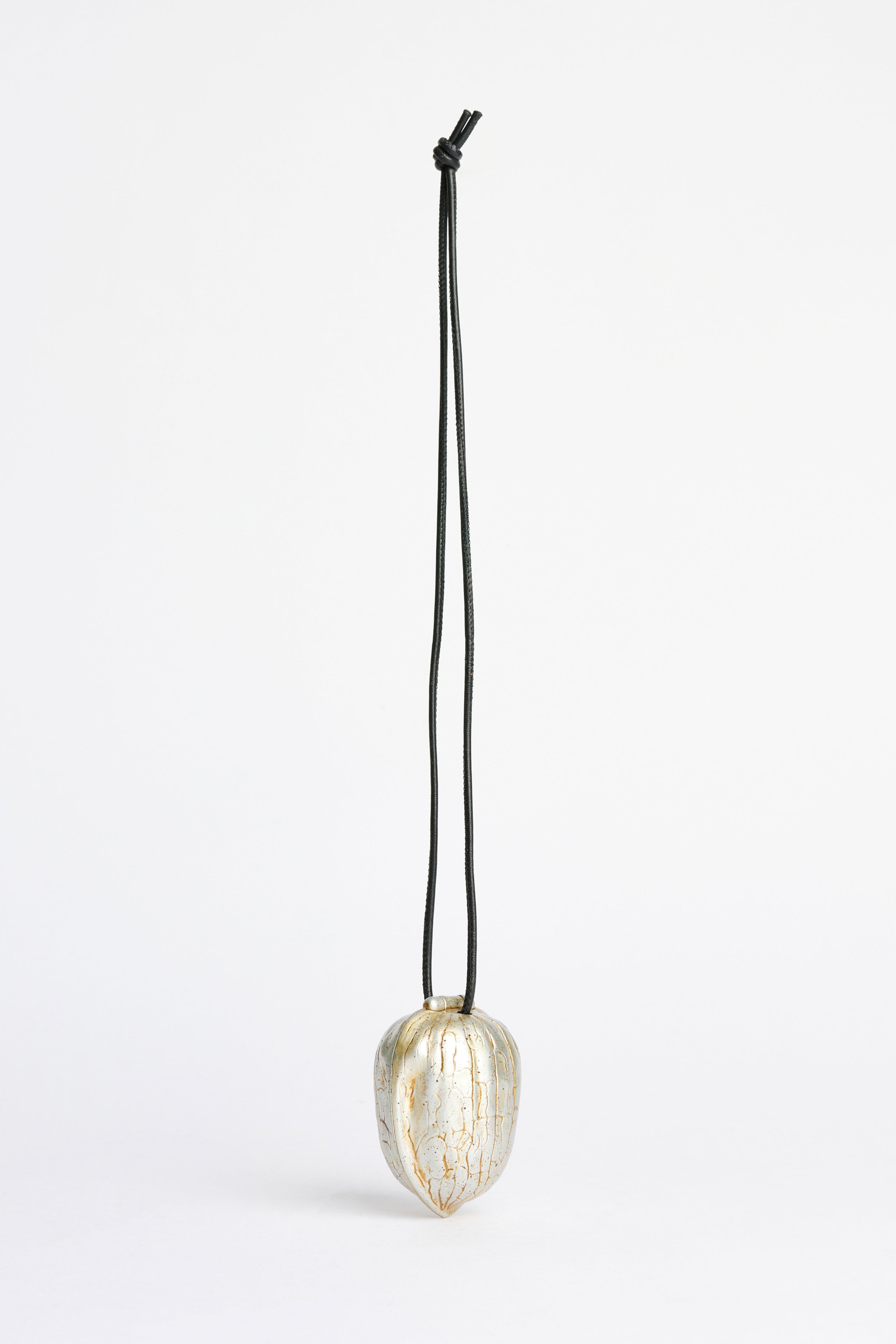 JW Anderson Walnut Keyring Aged Gold