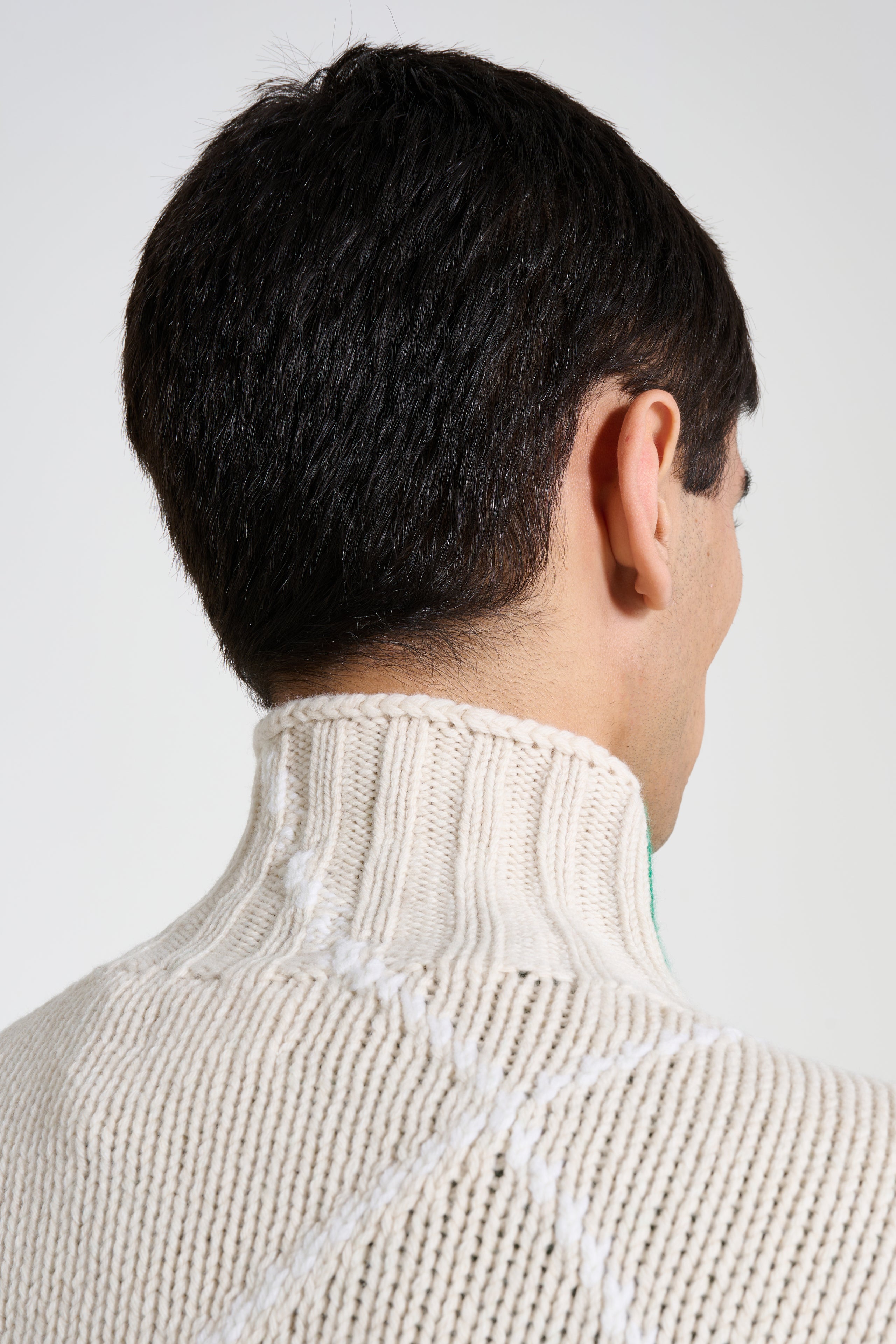JW Anderson x Pringle of Scotland Turtle Neck Jumper Natural