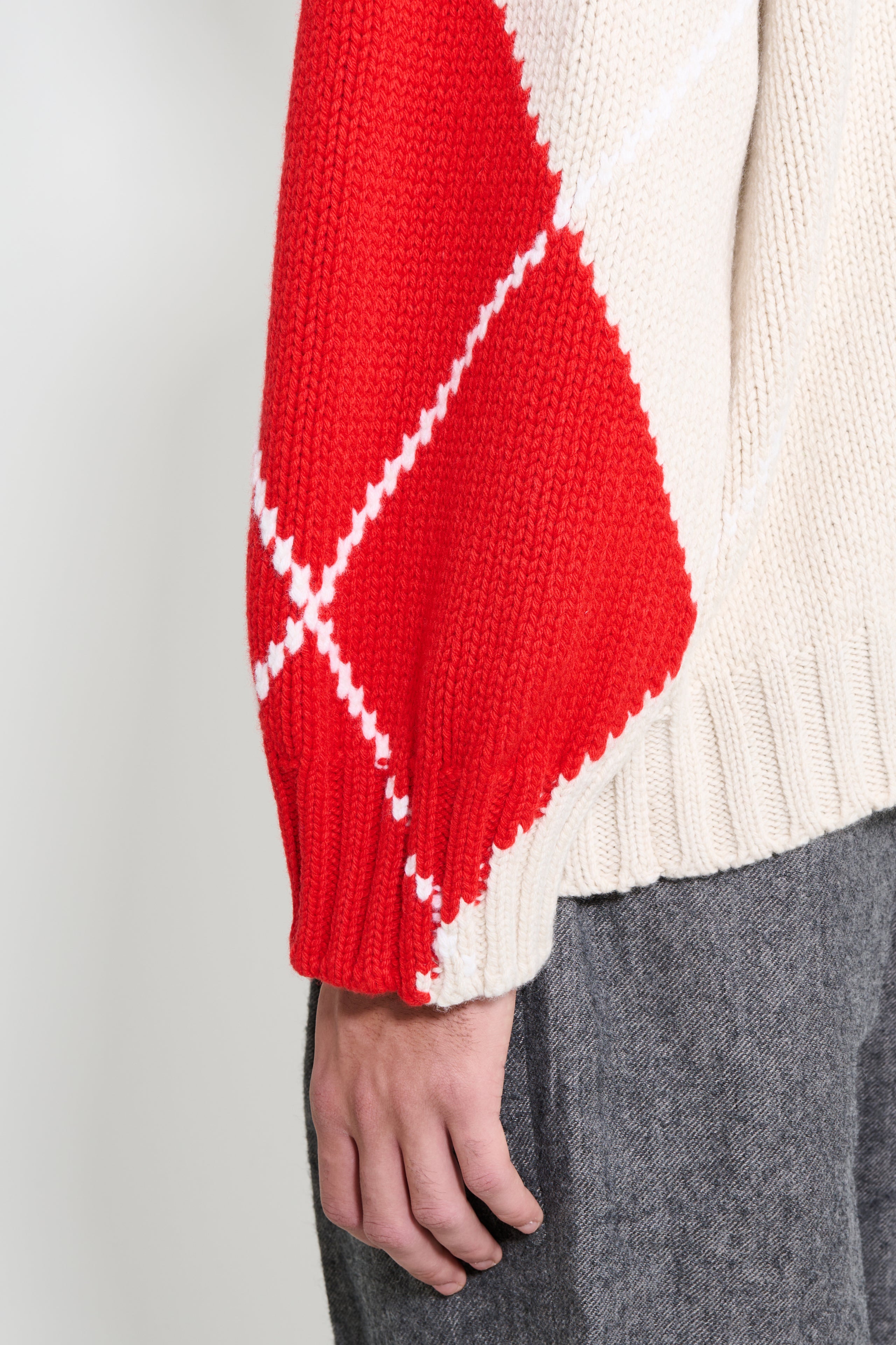 JW Anderson x Pringle of Scotland Turtle Neck Jumper Natural