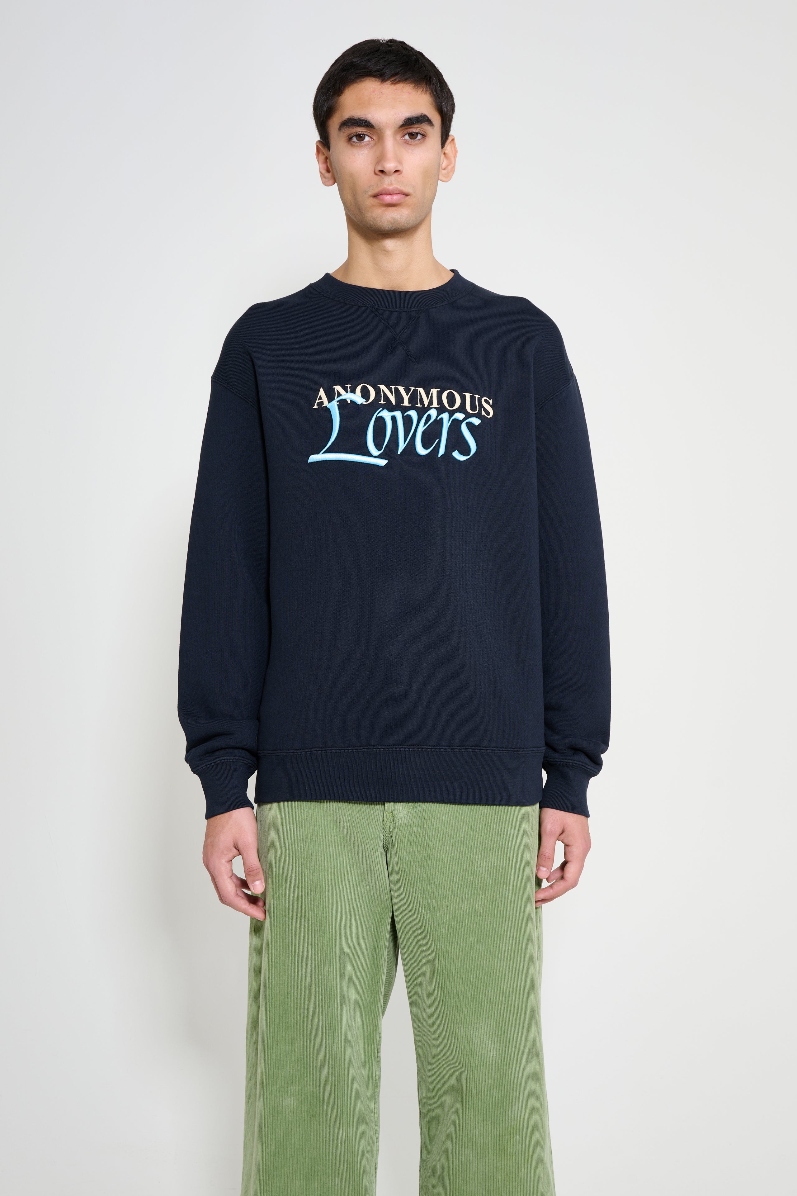 JW Anderson Anonymous Lovers Sweatshirt Washed Black
