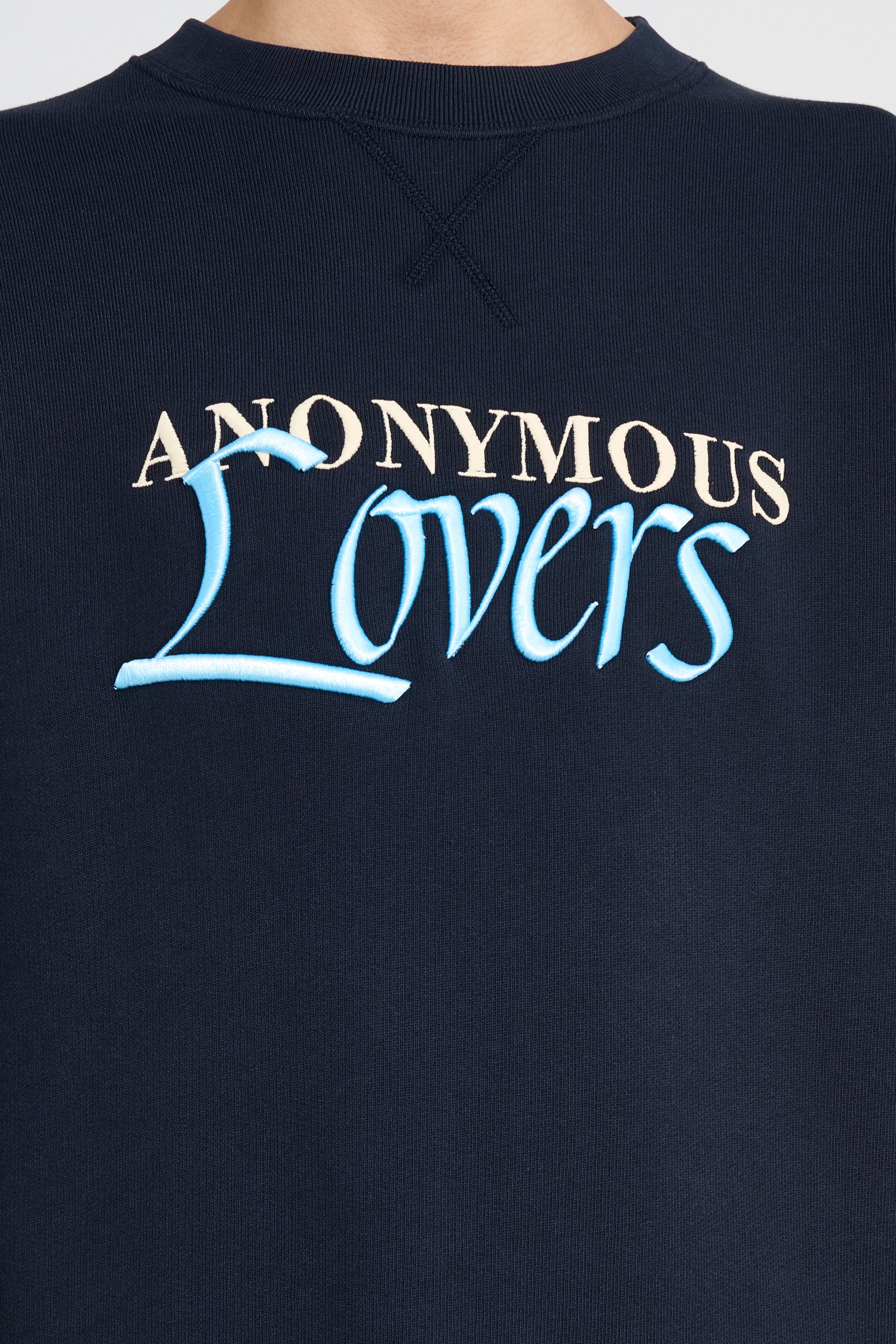 JW Anderson Anonymous Lovers Sweatshirt Washed Black
