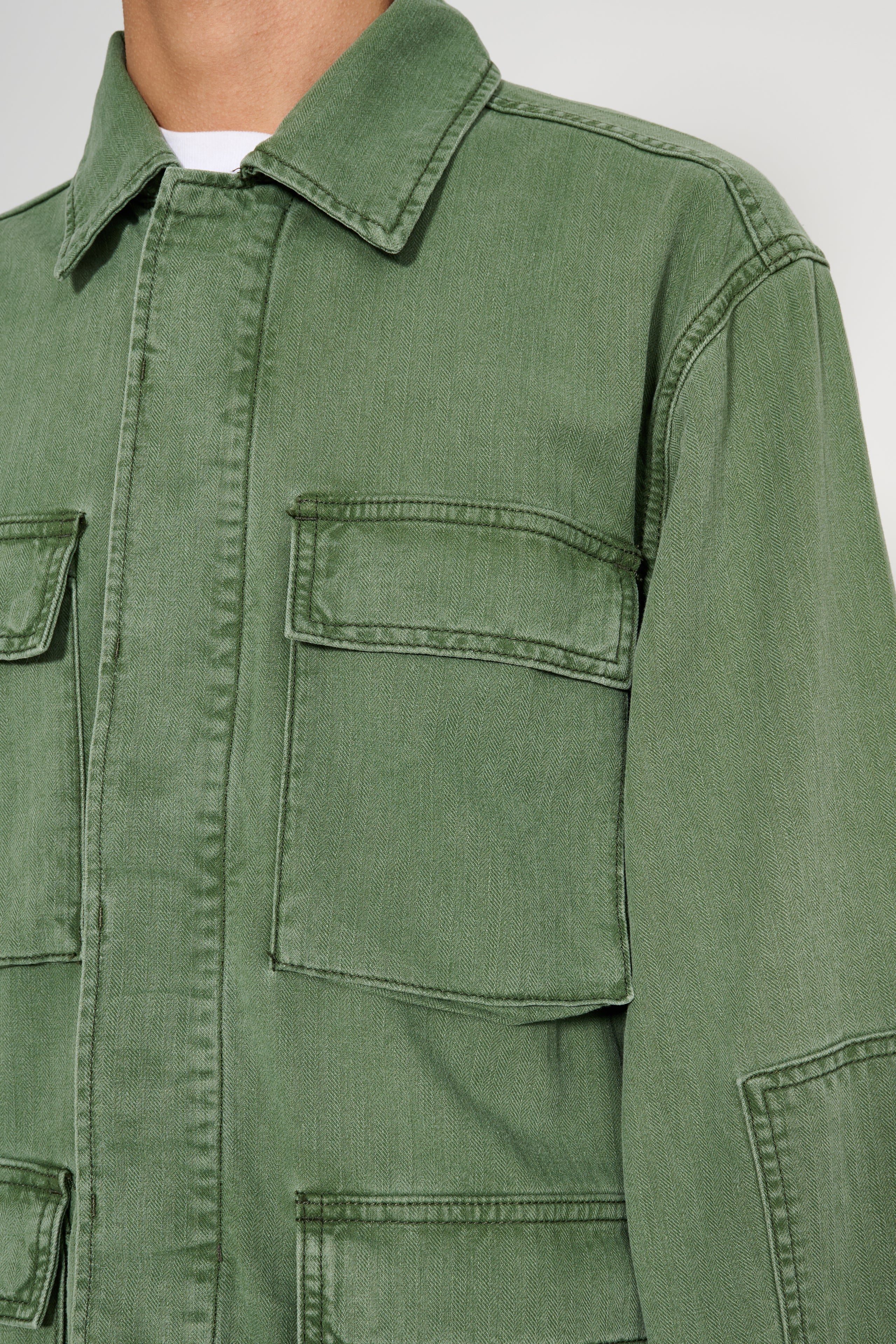 Jeanerica Luc Chevron Green