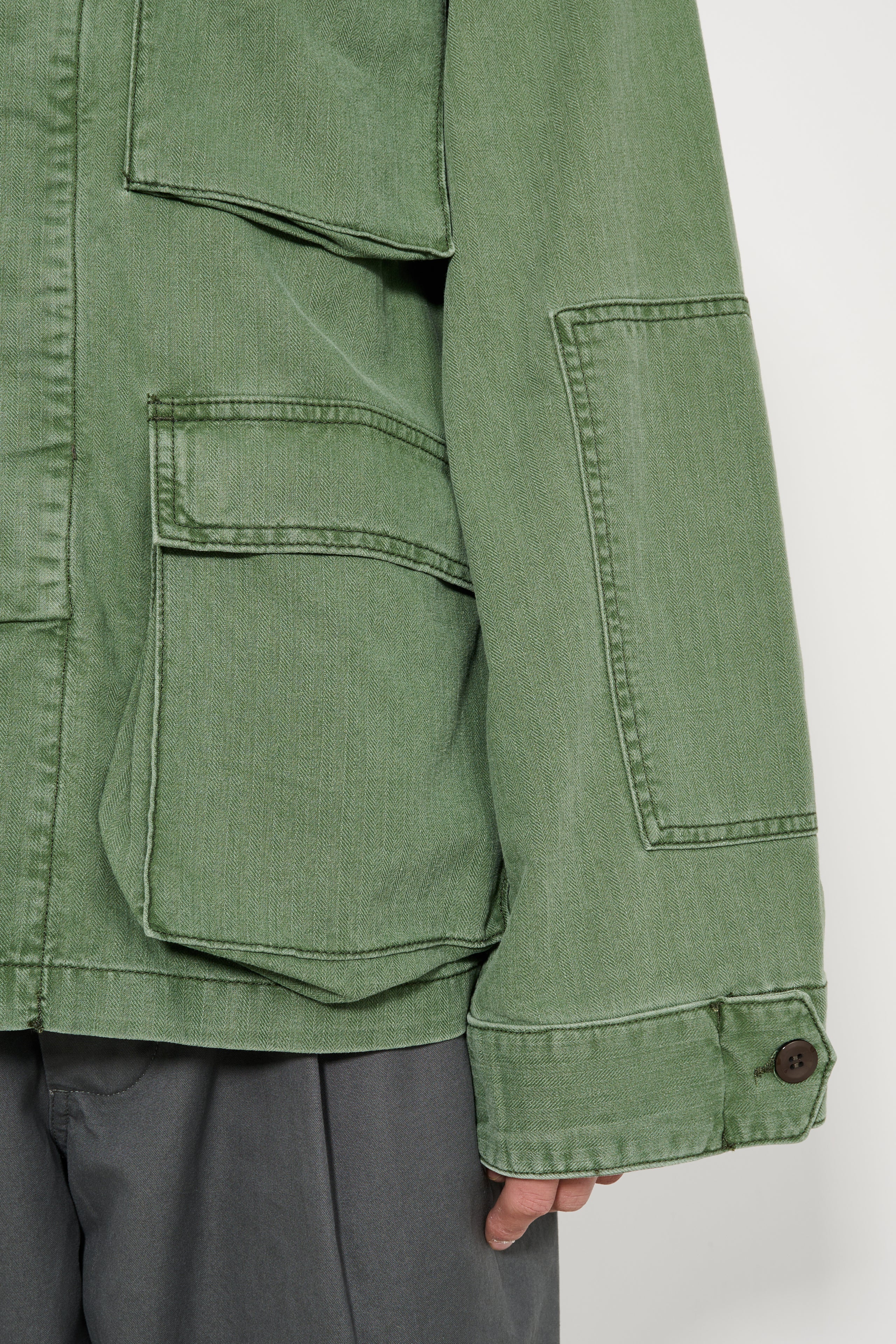 Jeanerica Luc Chevron Green