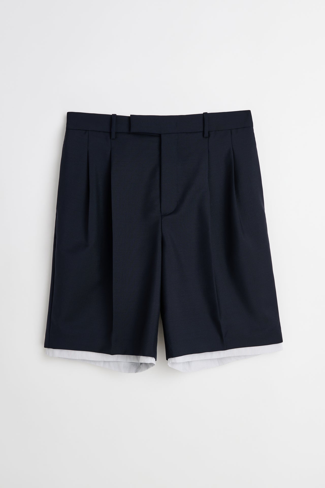 Jil Sander Wide Shorts Navy