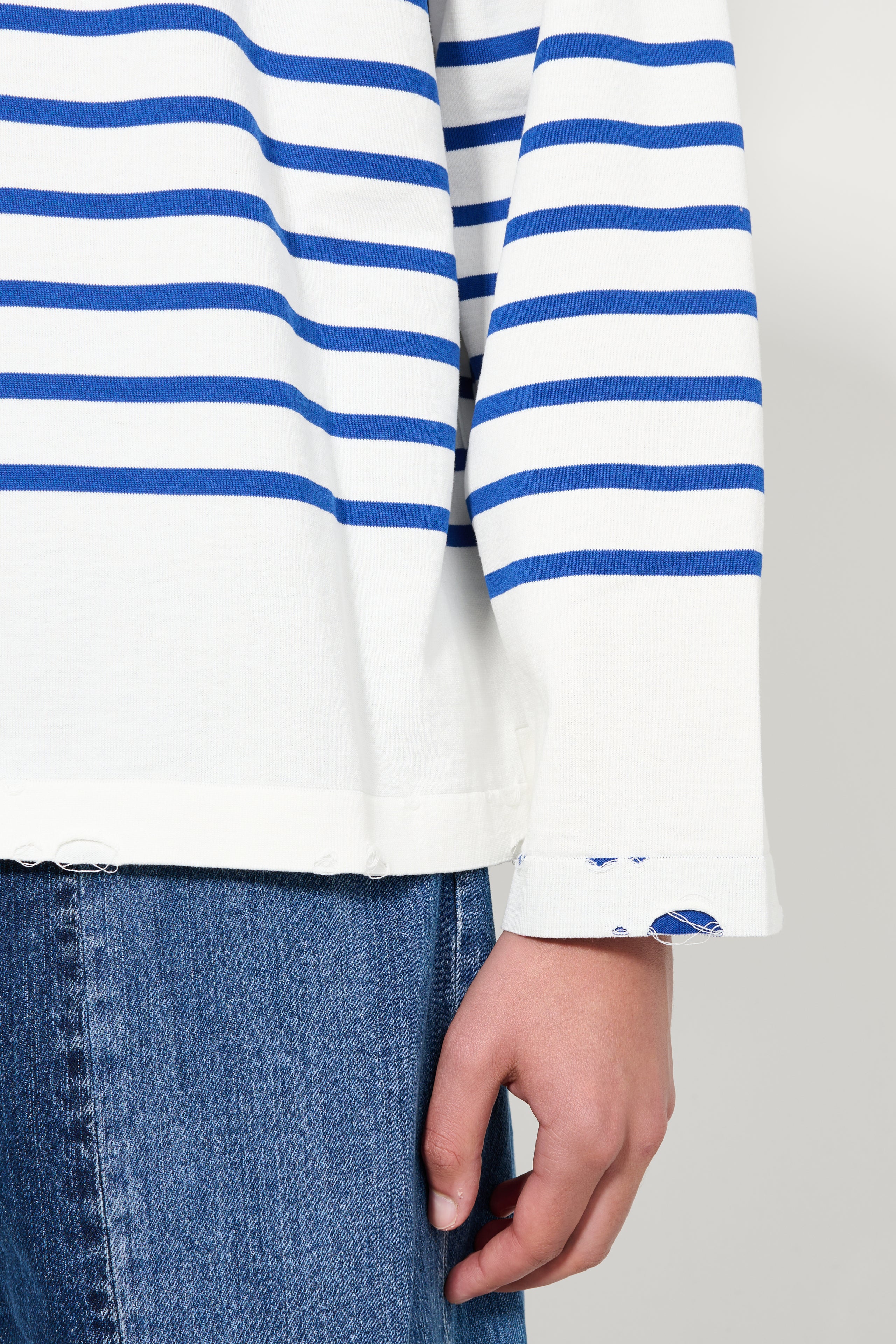 Junya Watanabe MAN Sweater Blue Off-White