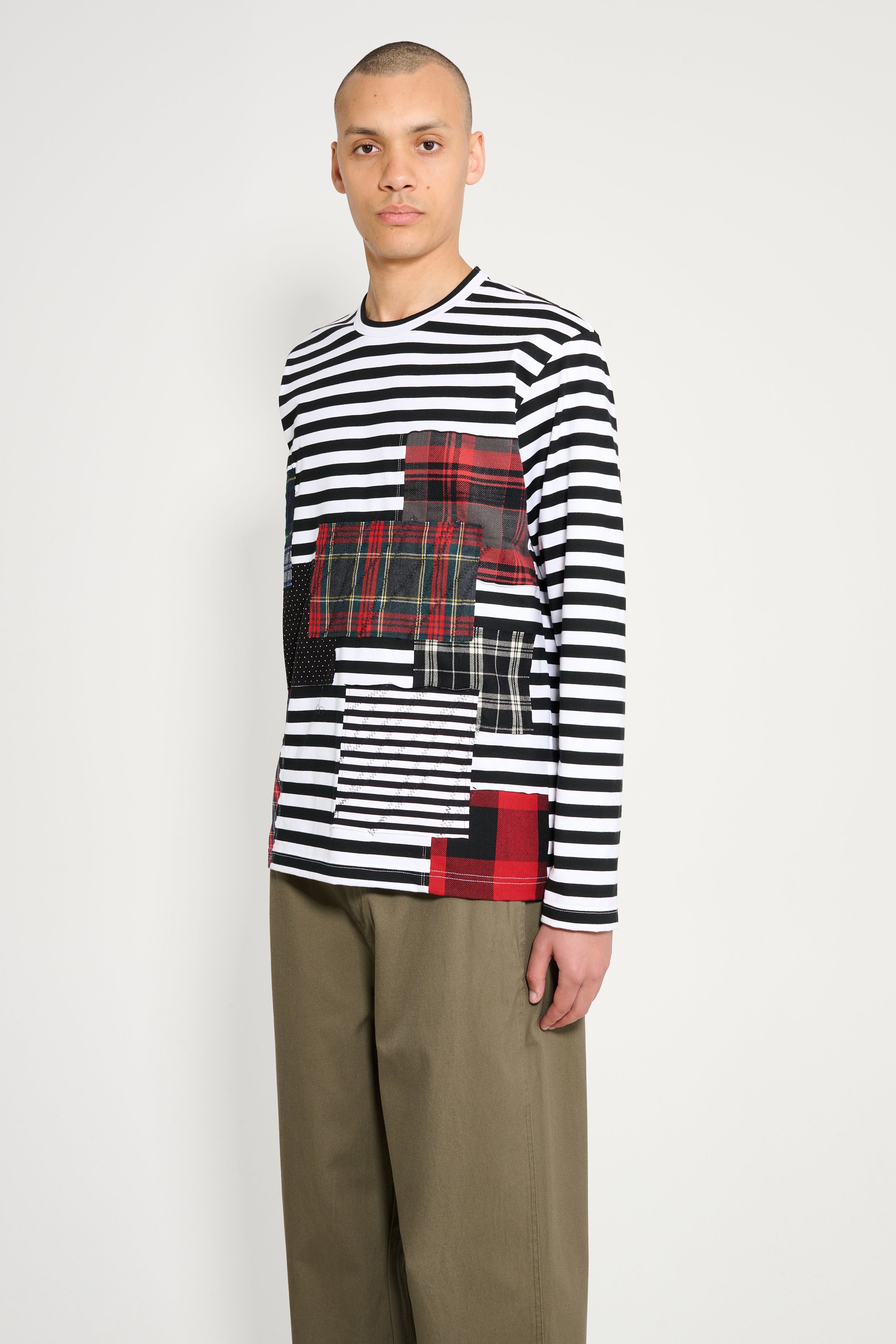 Junya Watanabe MAN T-shirt White / Black