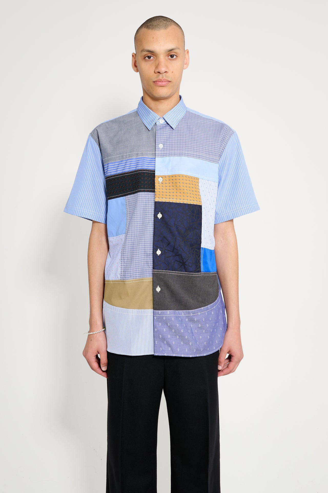 Junya Watanabe MAN Shirt Sax / White / Navy