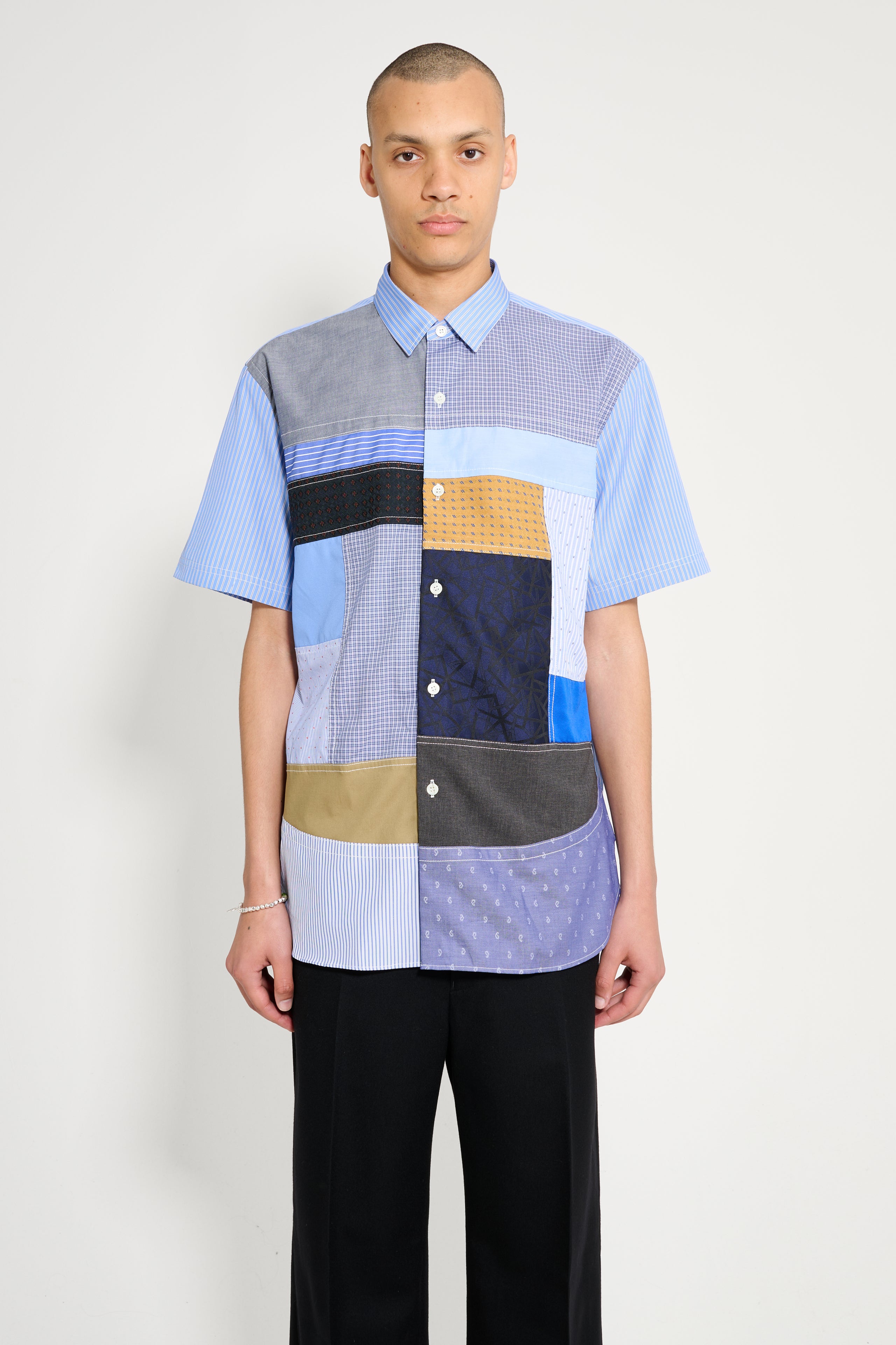 Junya Watanabe MAN Shirt Sax / White / Navy