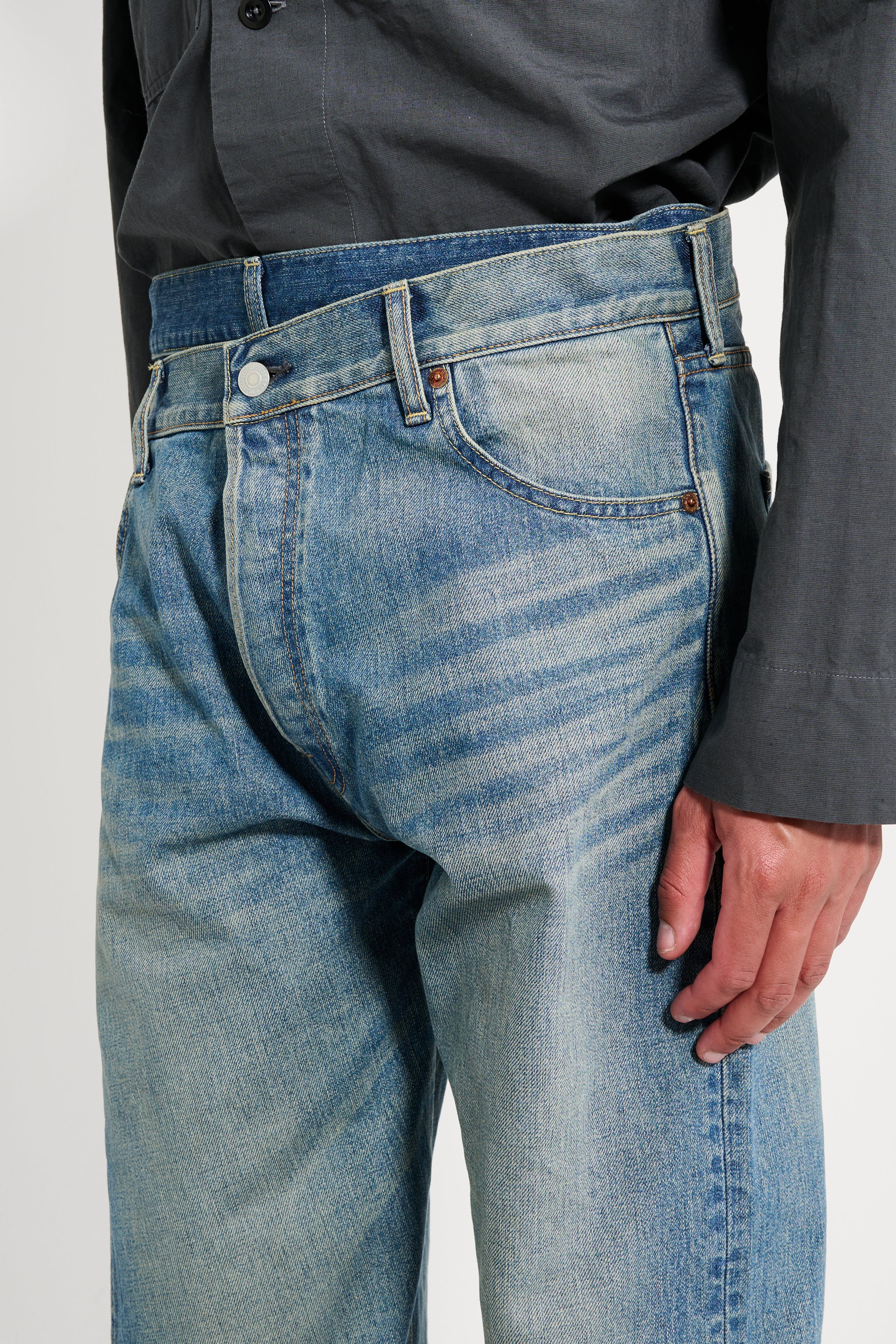 Junya Watanabe MAN Levi's Wrap Closure Jeans Denim