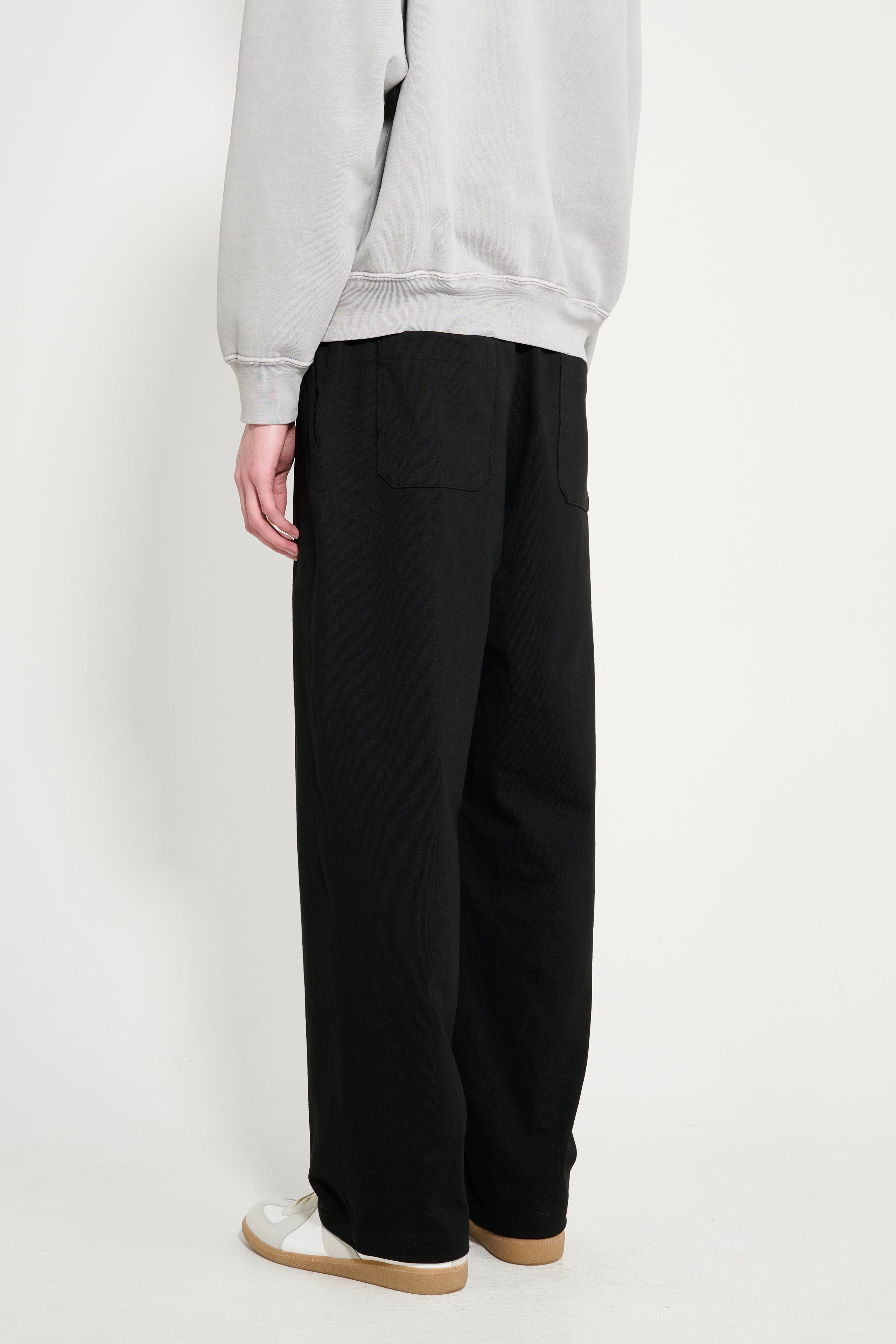 Lady White Co. Belted Jersey Trouser Black