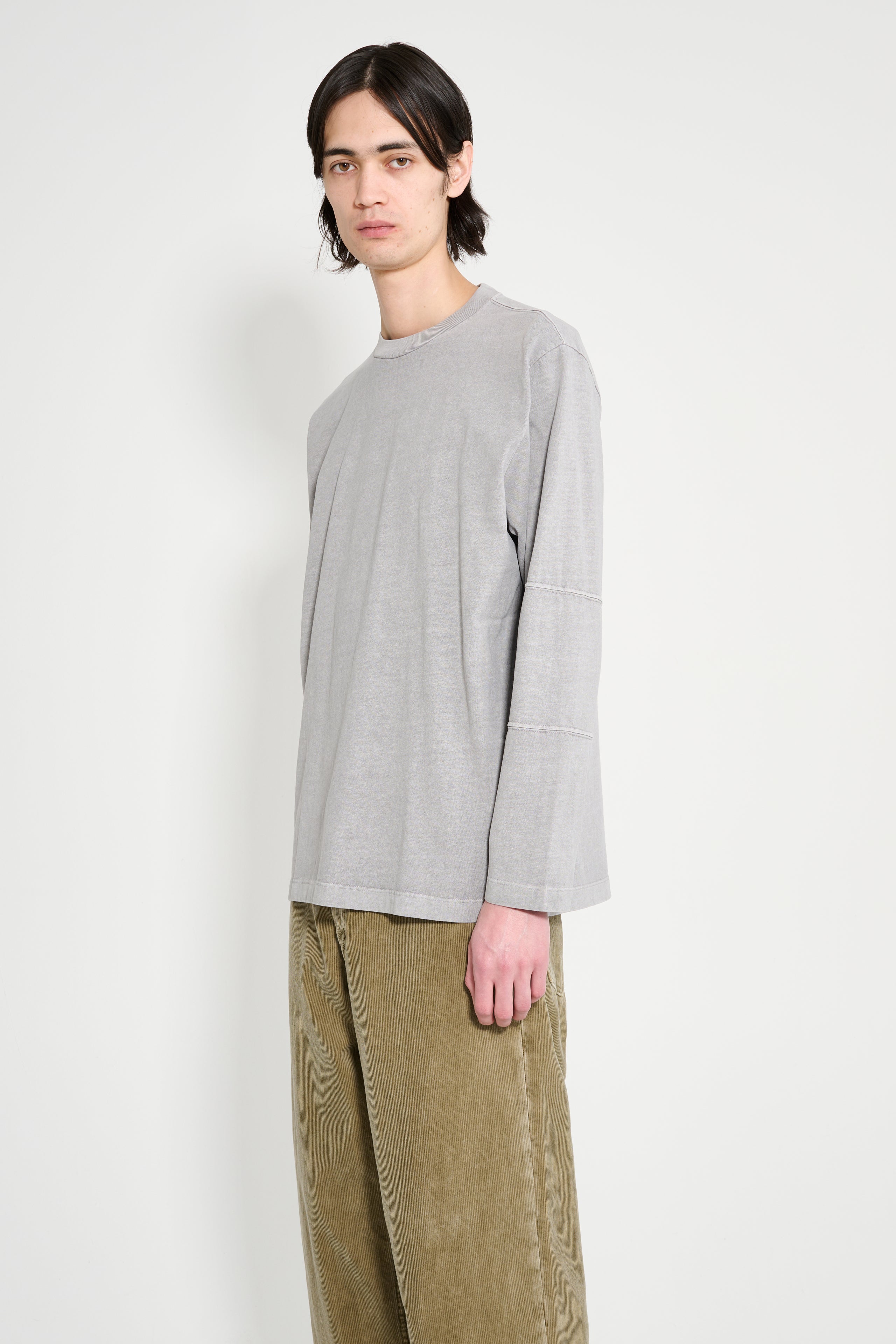 Lady White Co. Tripanel LS T-shirt Pigment Chalk