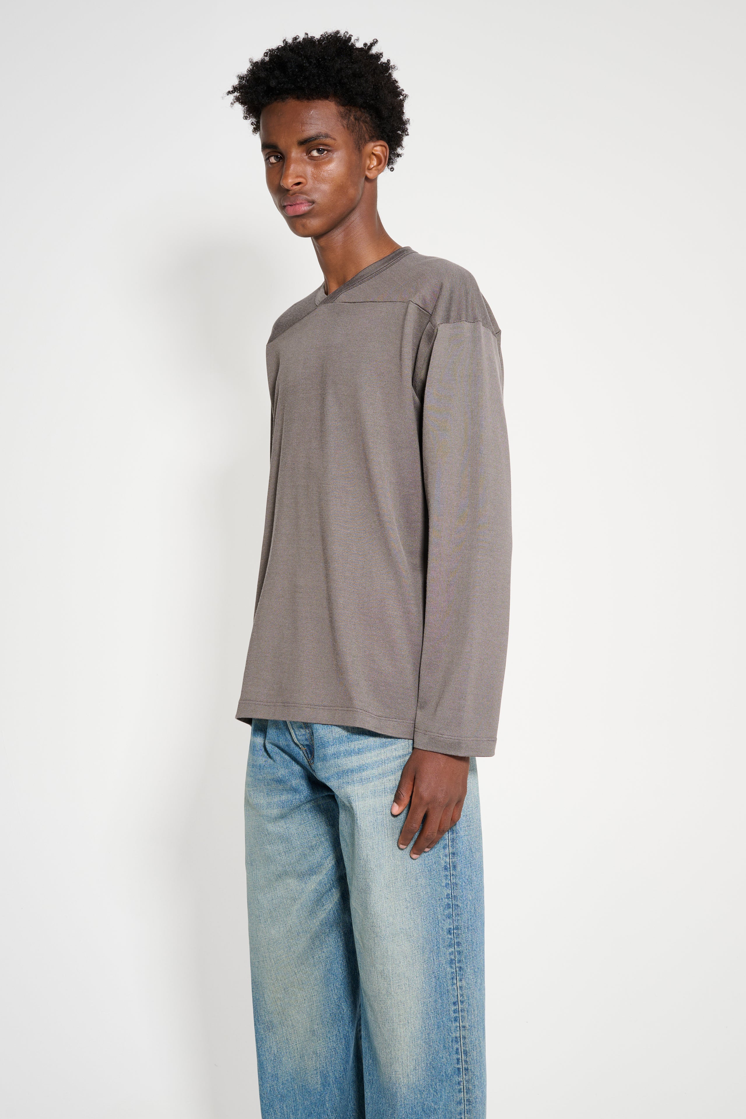 Lady White Co. LS Football T-shirt Grey Olive