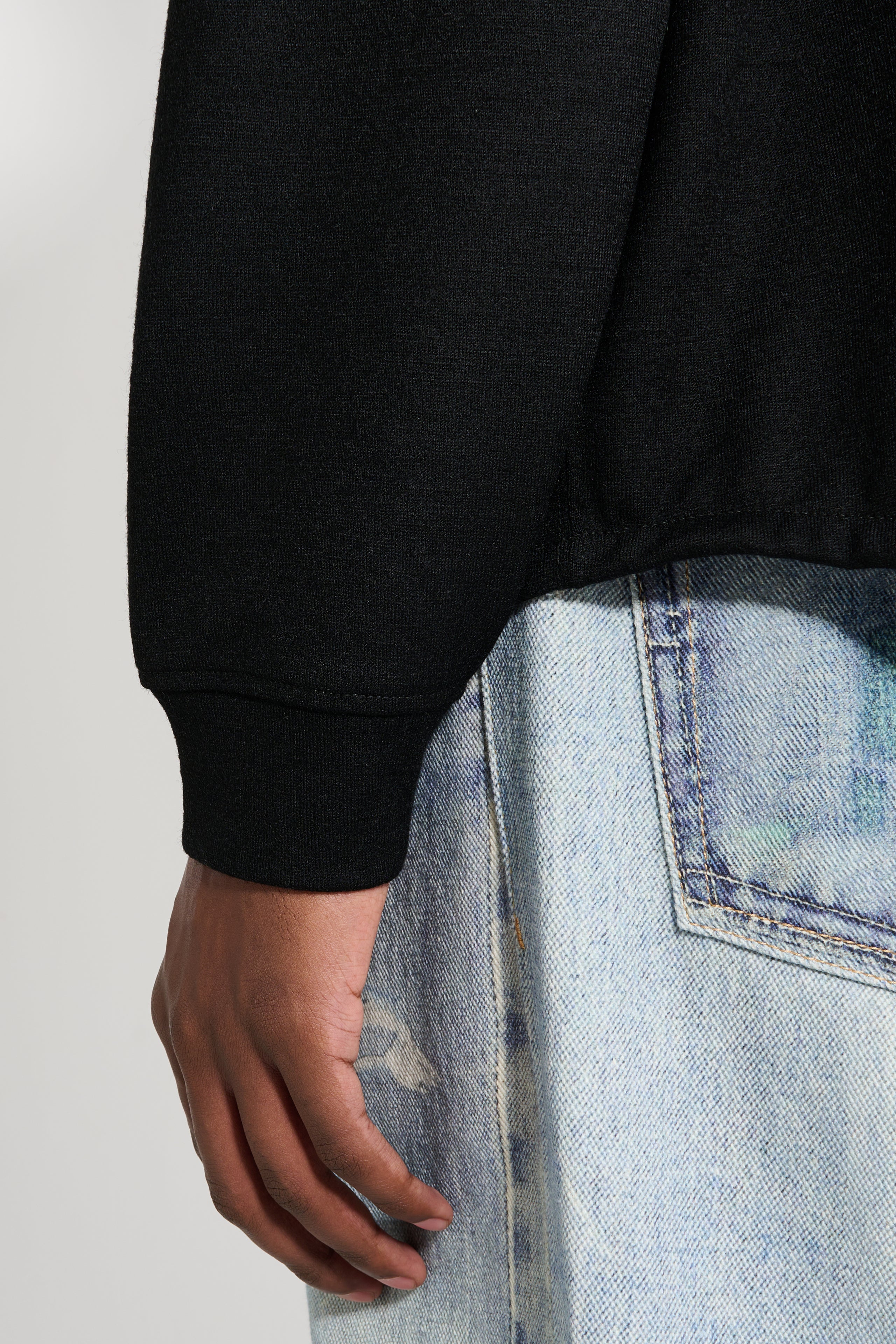 Lady White Co. Wool Button Up Black