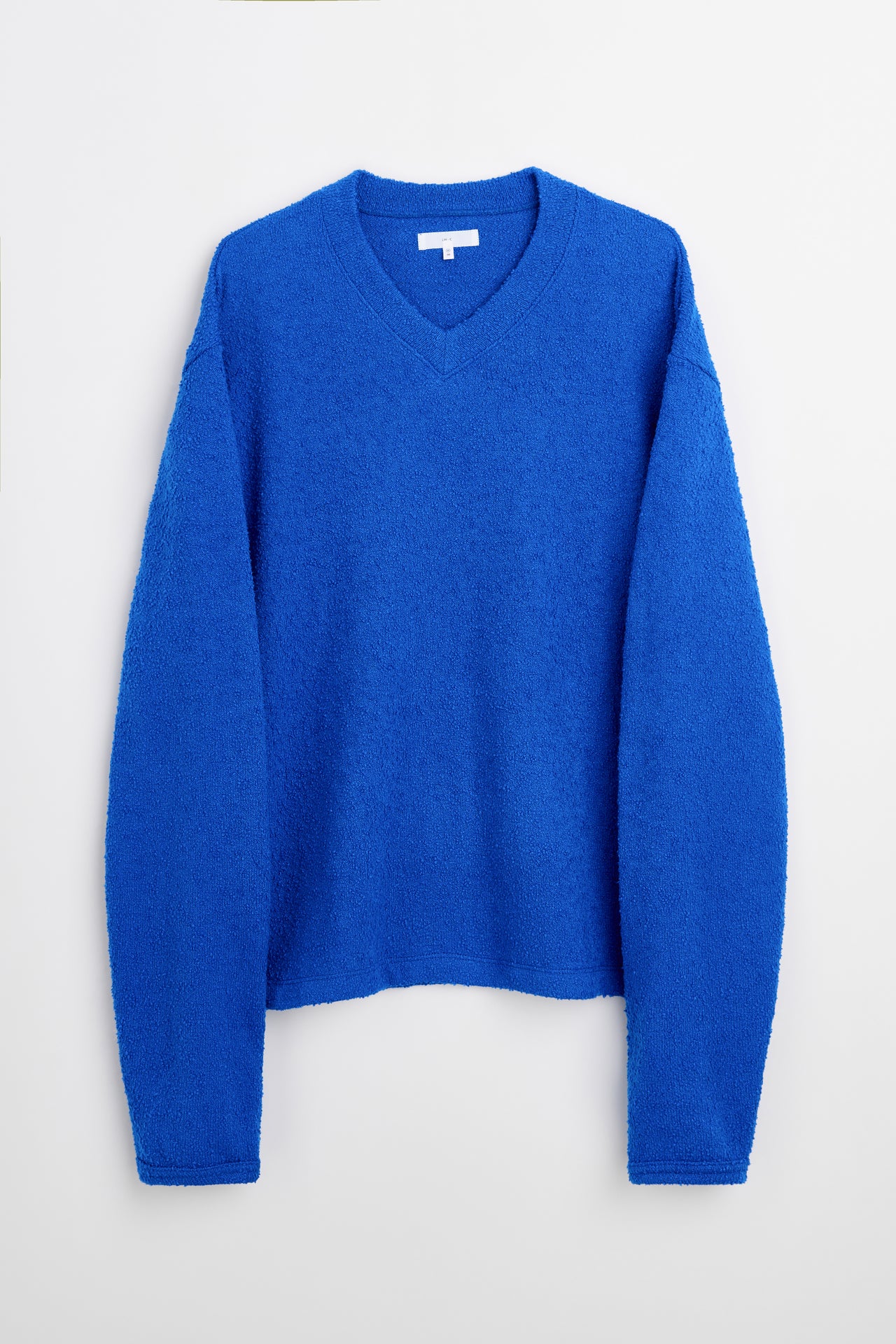 Lady White Co. x TRÈS BIEN Teddy High V-Neck Extra Blue