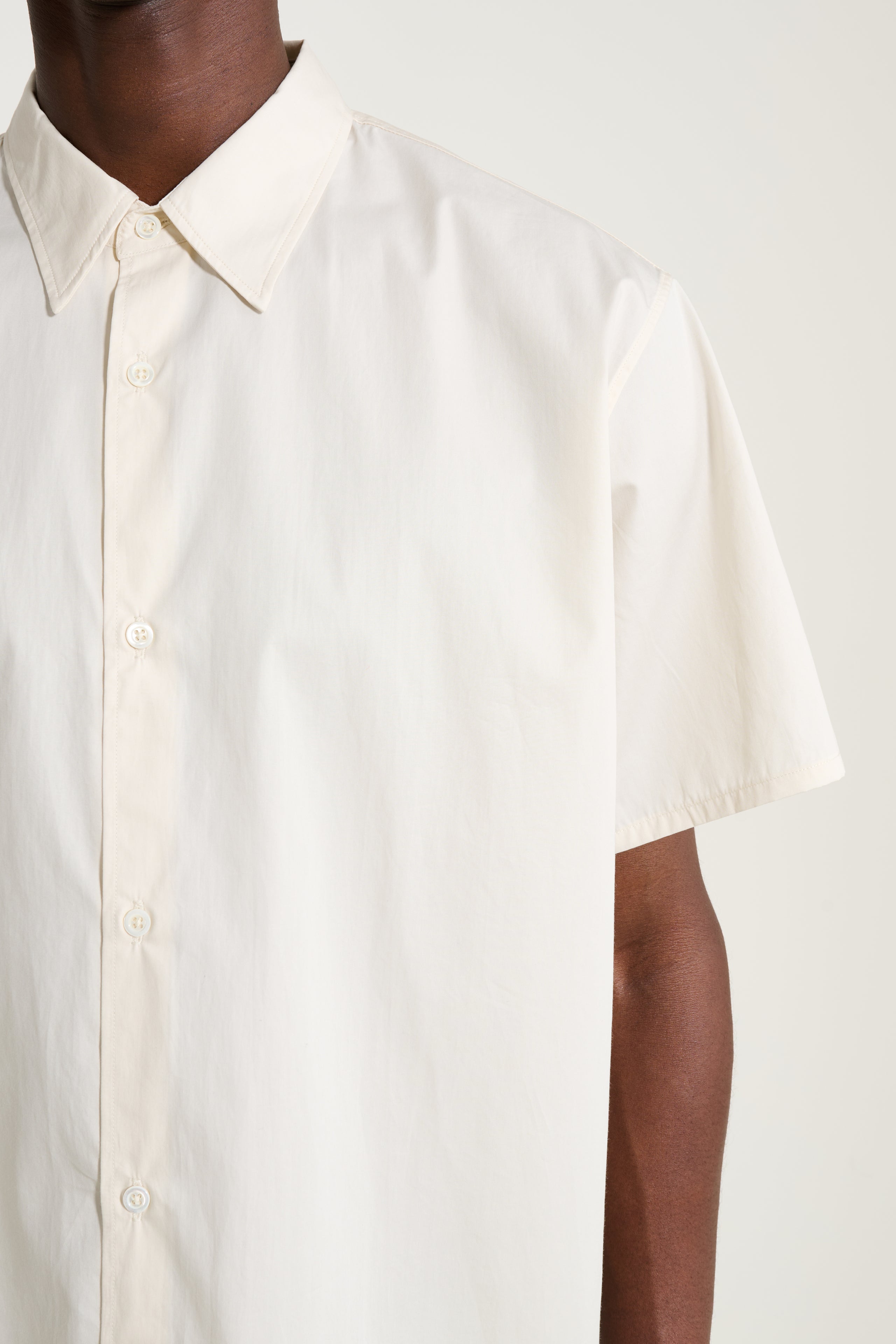 Lady White Co. Lynn Poplin S/S Shirt Almost Yellow