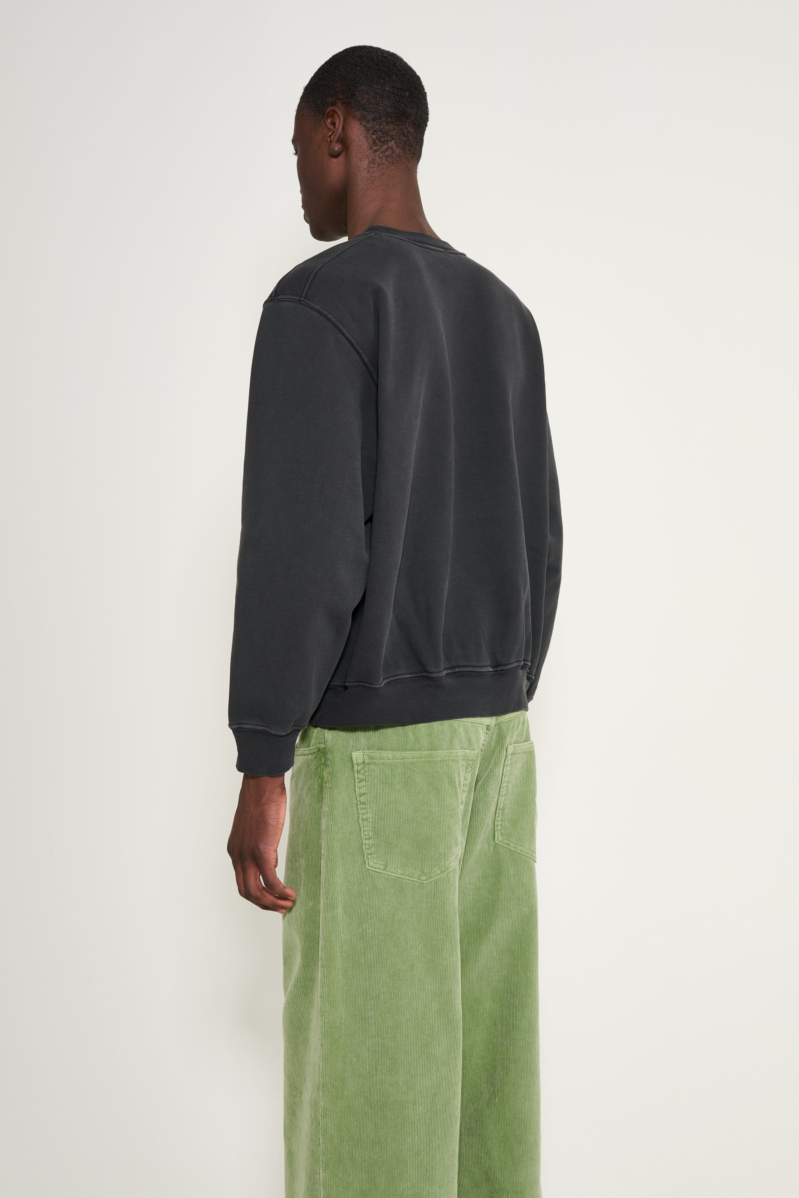 Lady White Co. Mini Crewneck Pigment Charcoal
