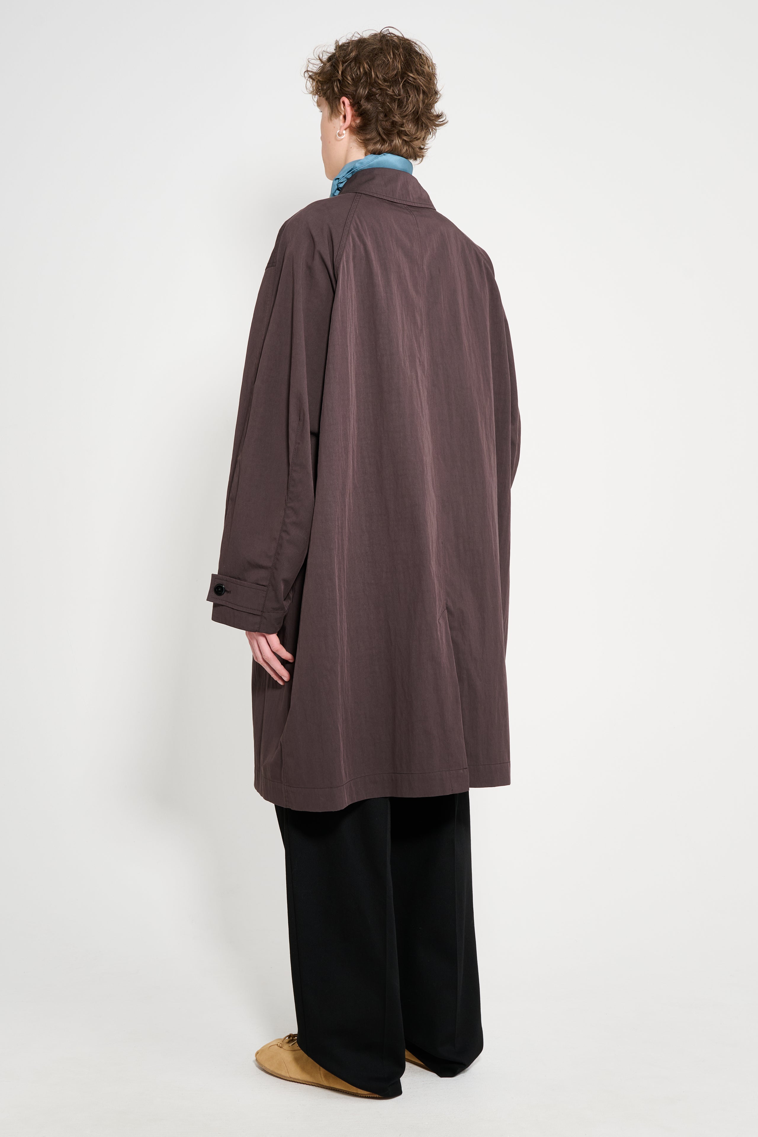 Lemaire Car Coat Dark Chocolate
