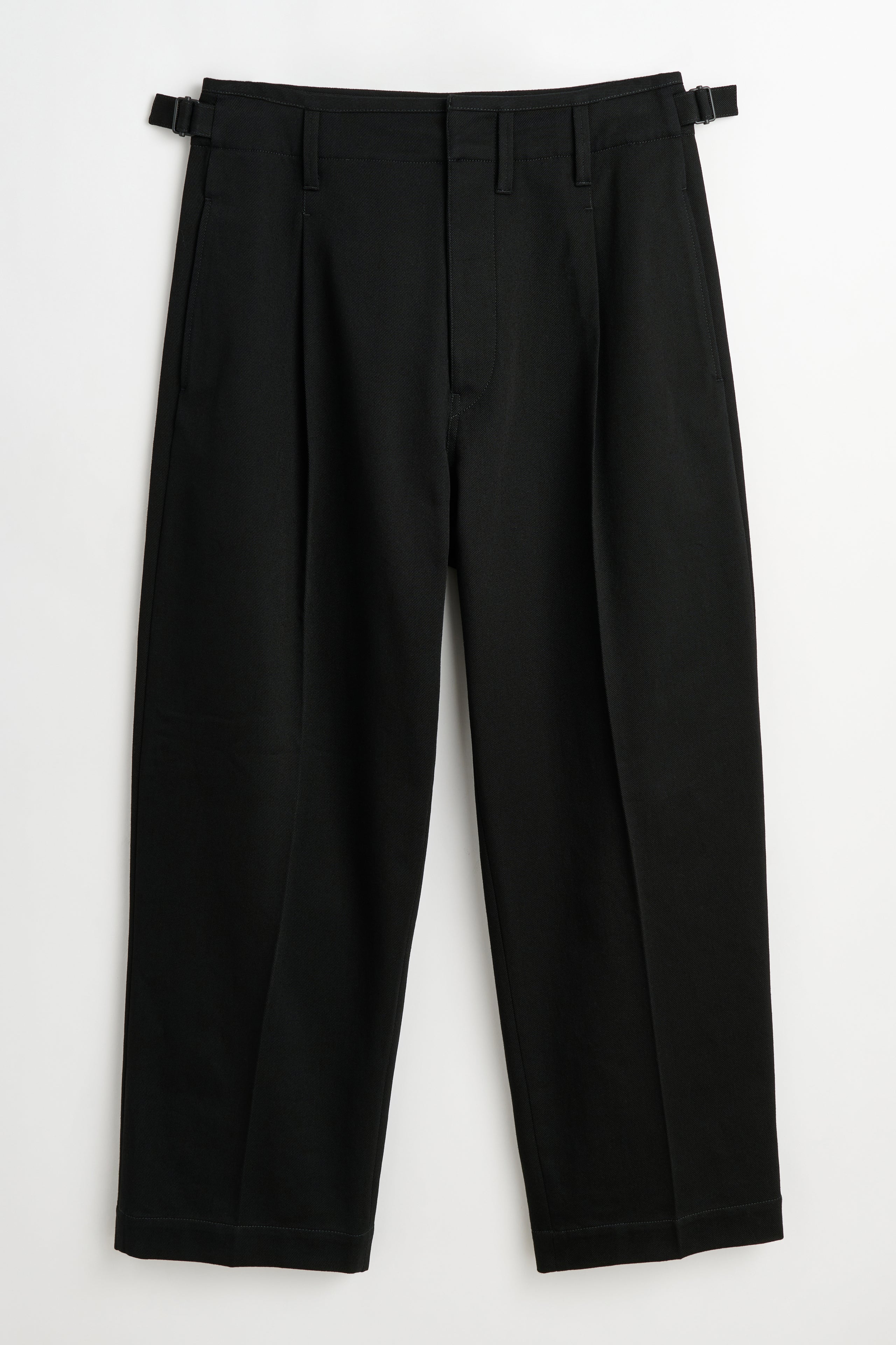 Lemaire Pleated Carrot Pants Black