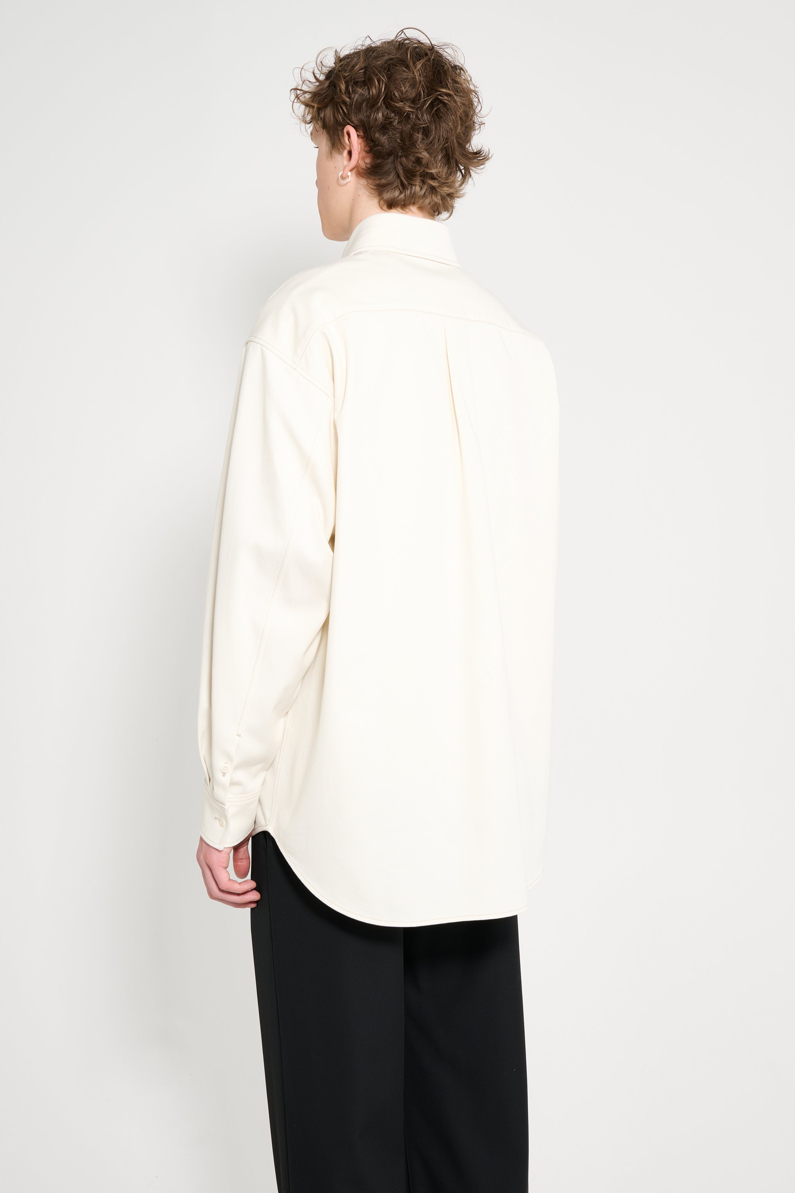 Lemaire Big Shirt Creamy White