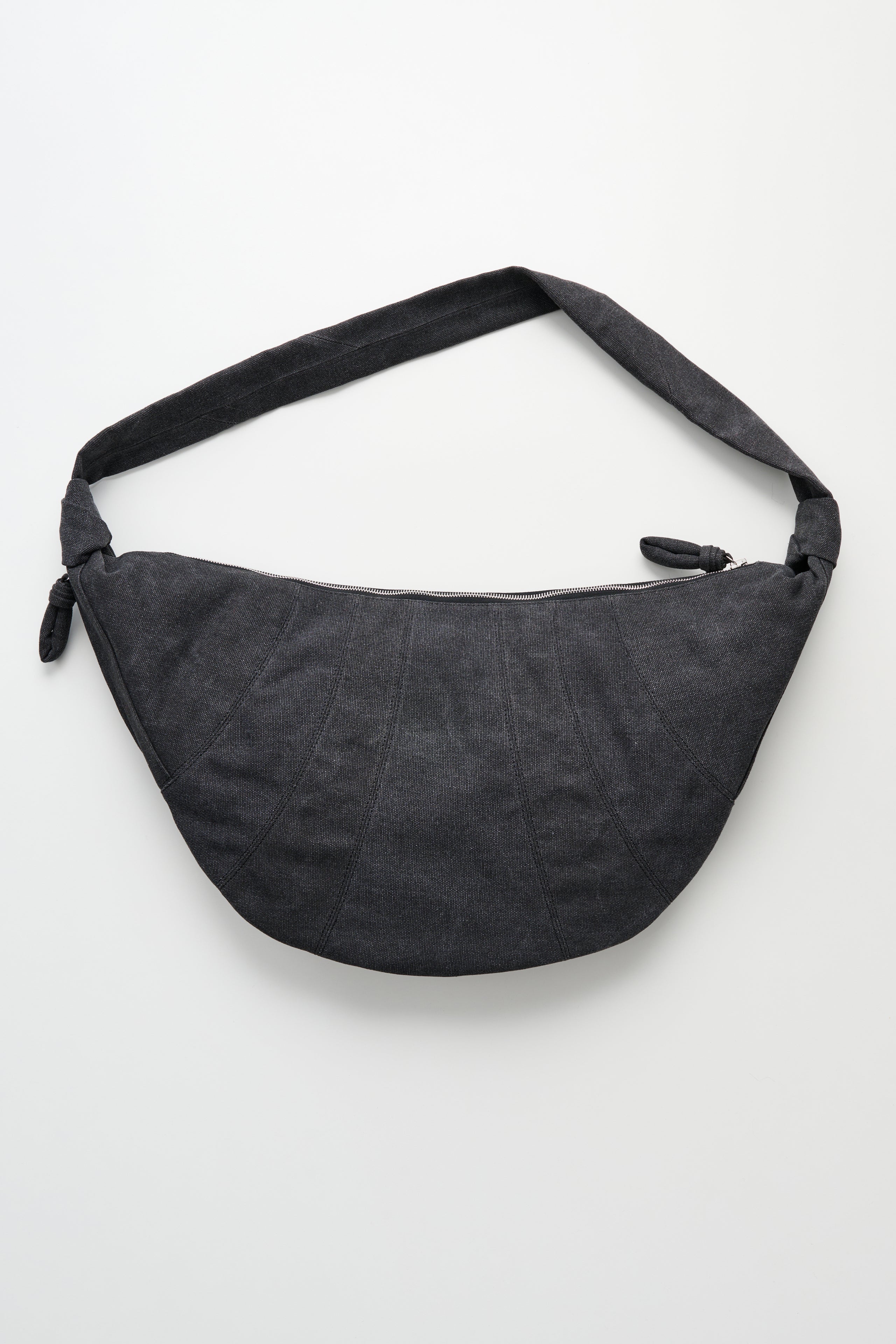 Lemaire XL Croissant Bag Ash Black